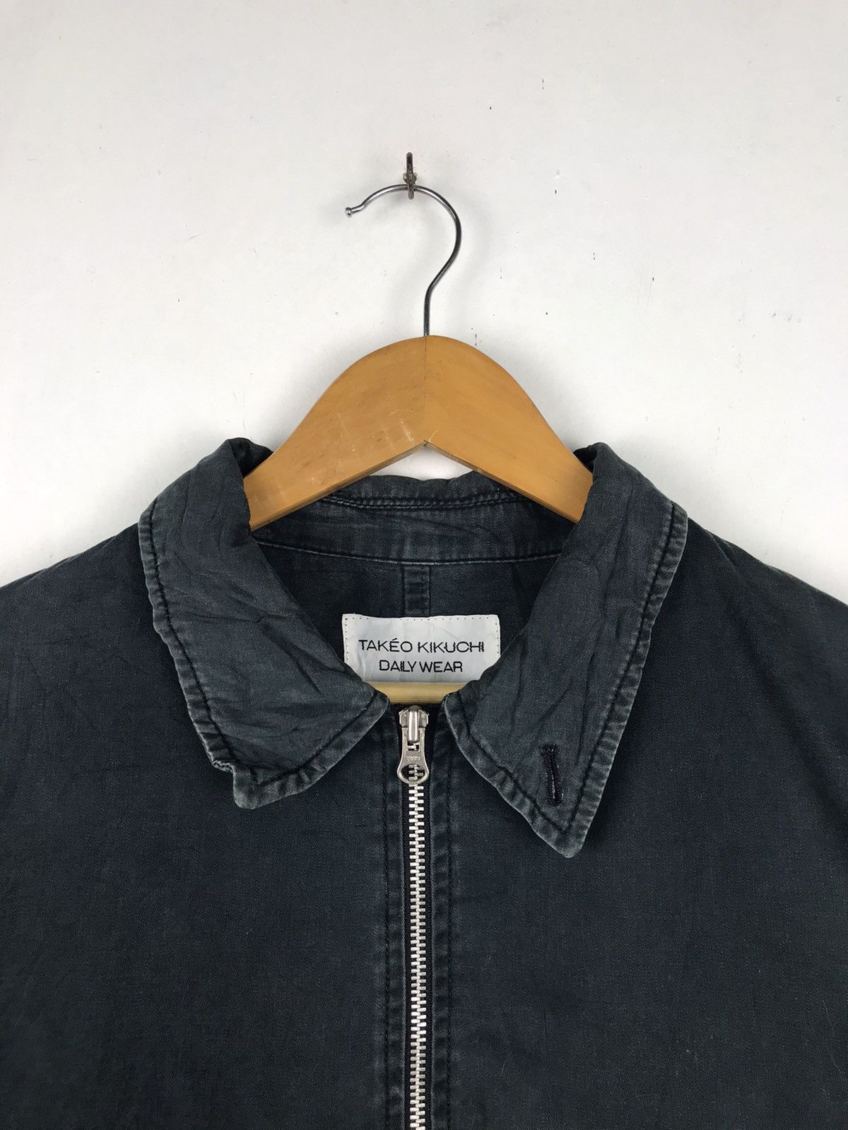 Japanese Brand × Takeo Kikuchi × Vintage 🔥Style🔥Takeo Kikuchi Full Zipper Work jacket Size US L / EU 52-54 / 3 - 3 Thumbnail