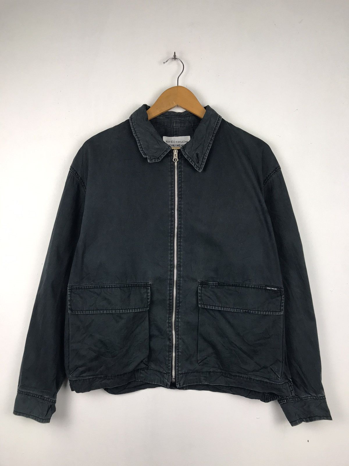 Japanese Brand × Takeo Kikuchi × Vintage 🔥Style🔥Takeo Kikuchi Full Zipper Work jacket Size US L / EU 52-54 / 3 - 1 Thumbnail