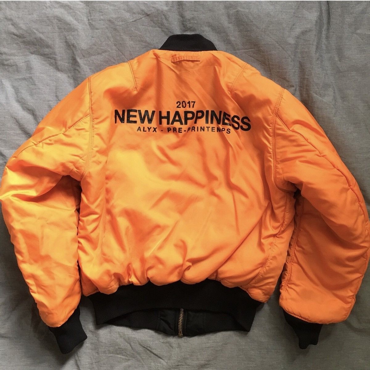 ALYX MA-1 フライトジャケット NEW HAPPINESS 2017 ALYX(アリクス) NEW