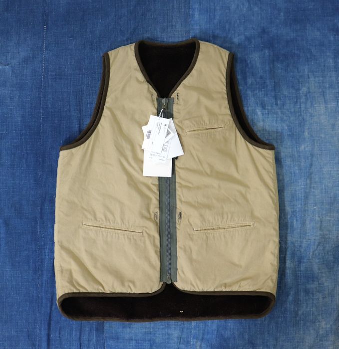 Visvim Visvim Liner Vest Contrary Dept size3 Khaki | Grailed