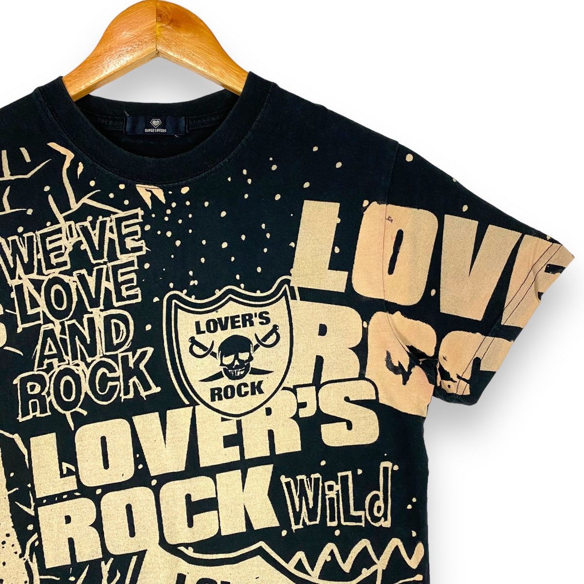 Super Lovers Vintage 90s SUPER LOVERS Lover's Rock Raiders Full Print Tee Size US S / EU 44-46 / 1 - 3 Thumbnail