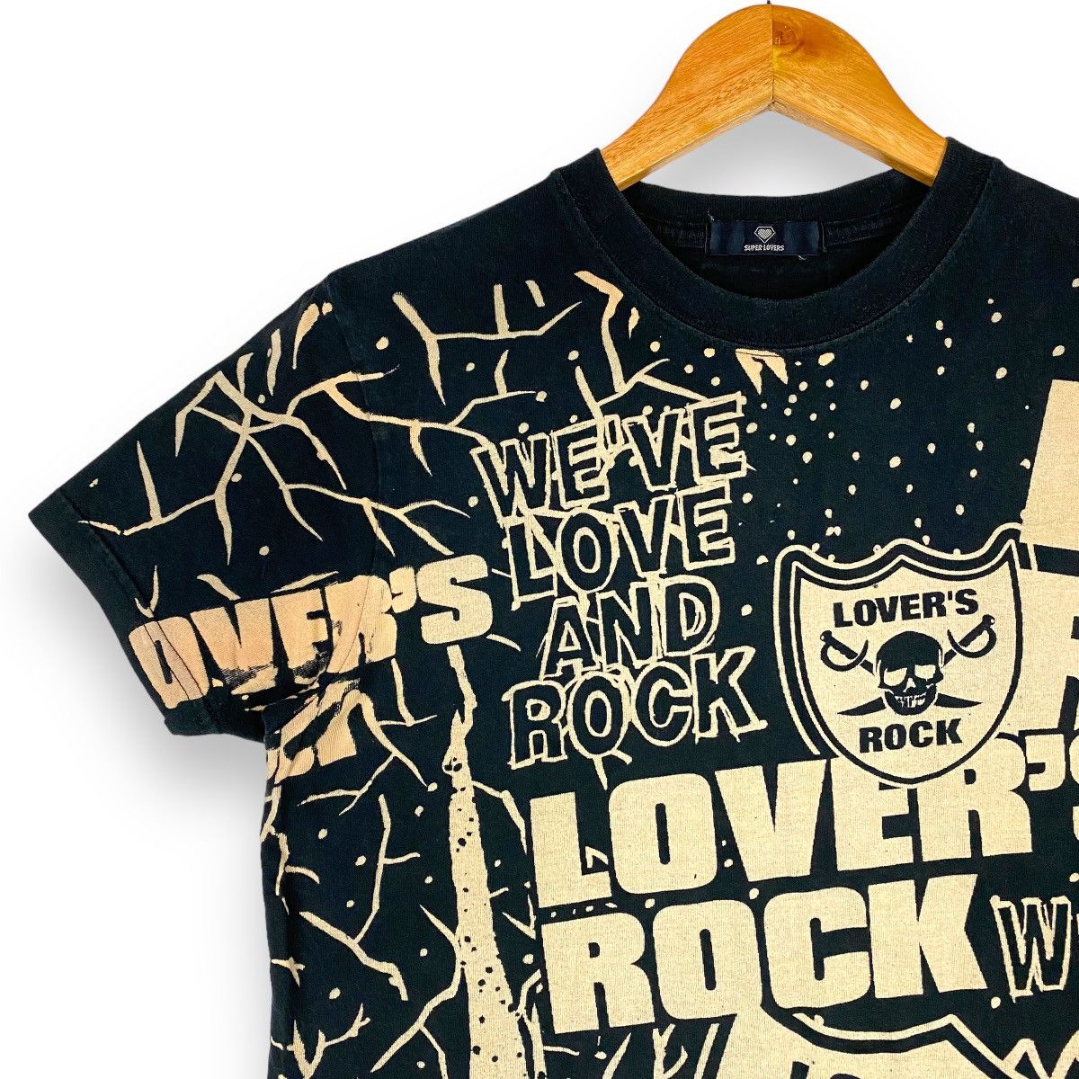 Super Lovers Vintage 90s SUPER LOVERS Lover's Rock Raiders Full Print Tee Size US S / EU 44-46 / 1 - 2 Thumbnail