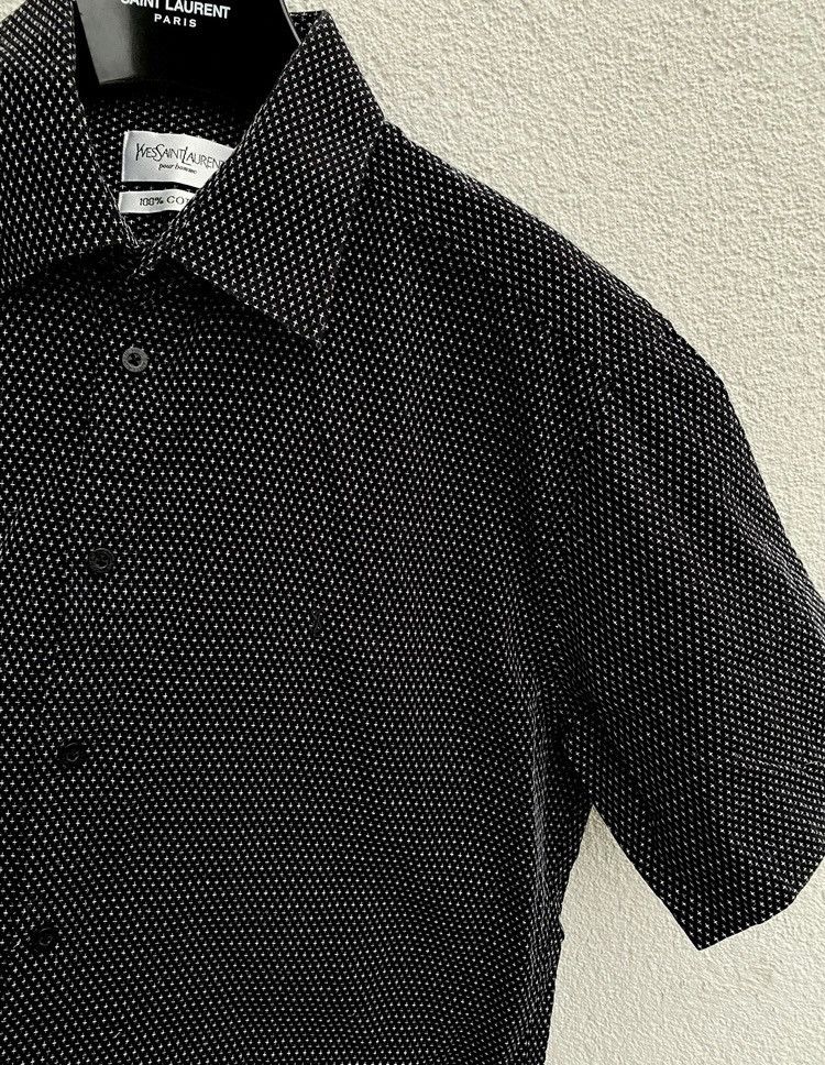 Yves Saint Laurent ♱ ♱ ♱ Crosses YSL Shirt Black Summer Size US XL / EU 56 / 4 - 3 Thumbnail