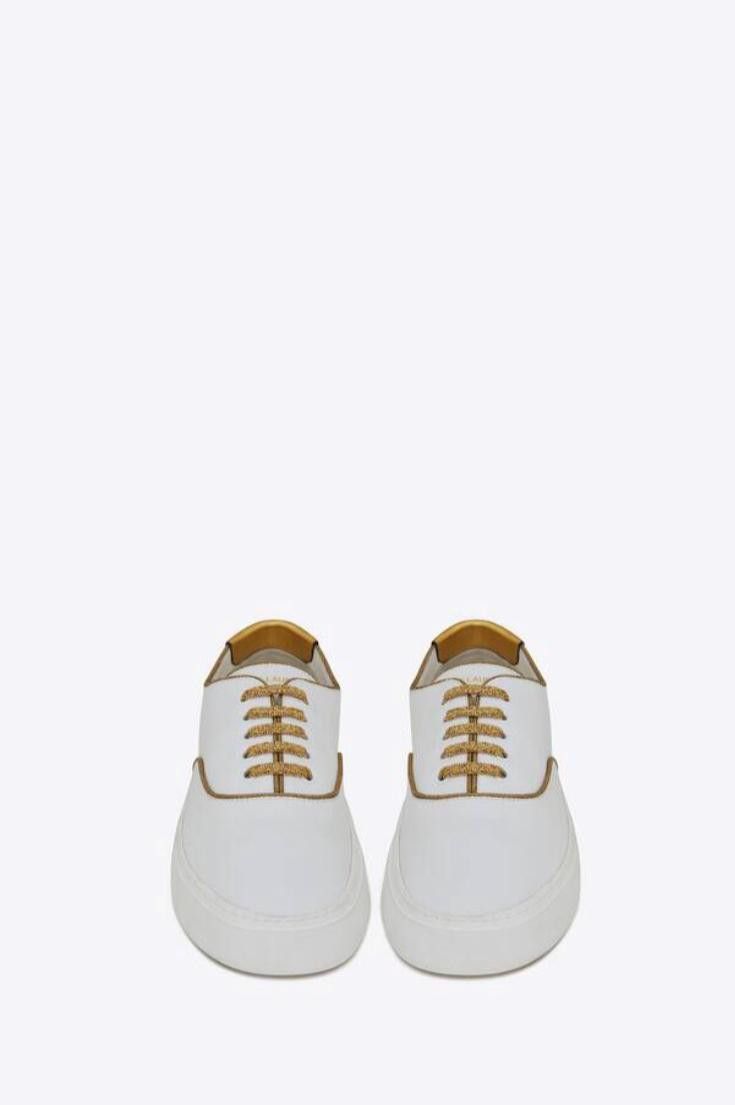 Saint Laurent Paris Venice Low Top Sneakers In White Size US 9 / EU 42 - 4 Thumbnail