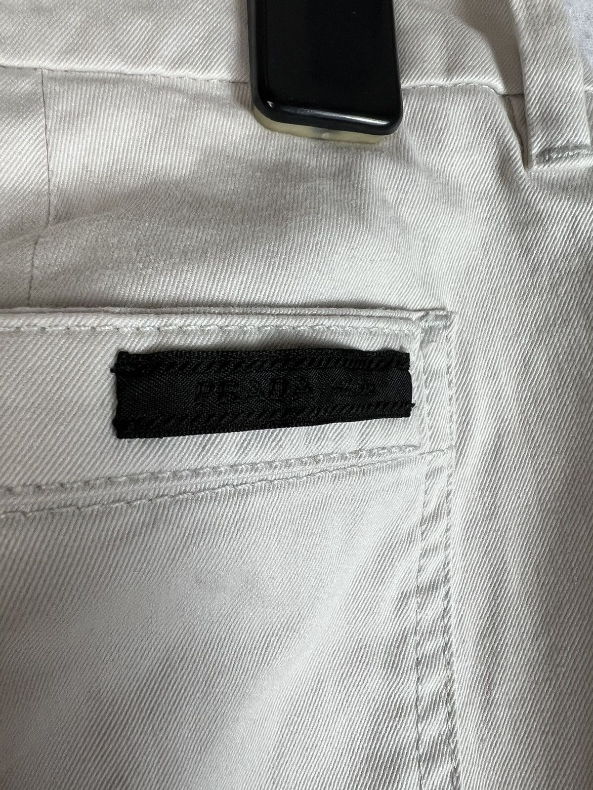 Prada Prada white pants Size 26" / US 2 / IT 38 - 3 Thumbnail