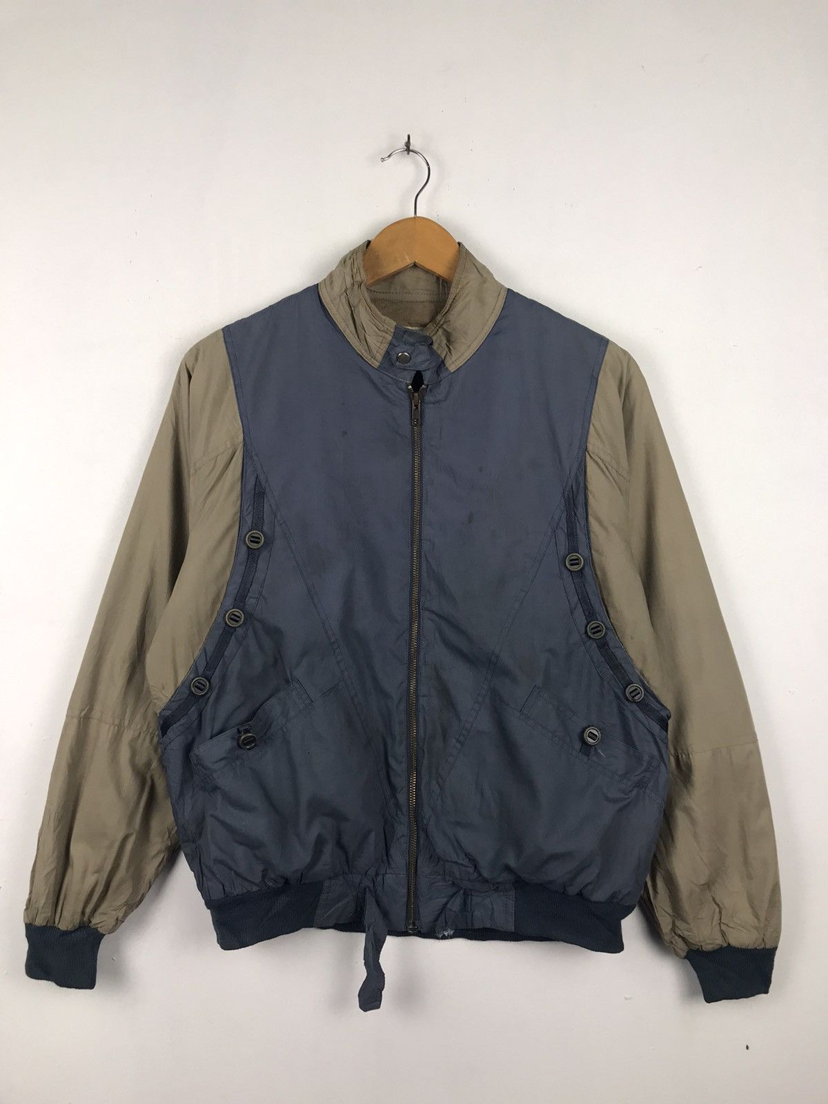 Vintage Buggati Bomber jacket Rare design | Grailed