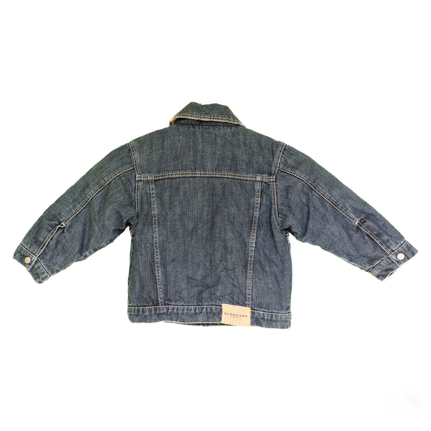 Burberry BURBERRY LINING PLAID PATTERN DENIM JACKET, 18 MONTHS Size US S / EU 44-46 / 1 - 2 Thumbnail