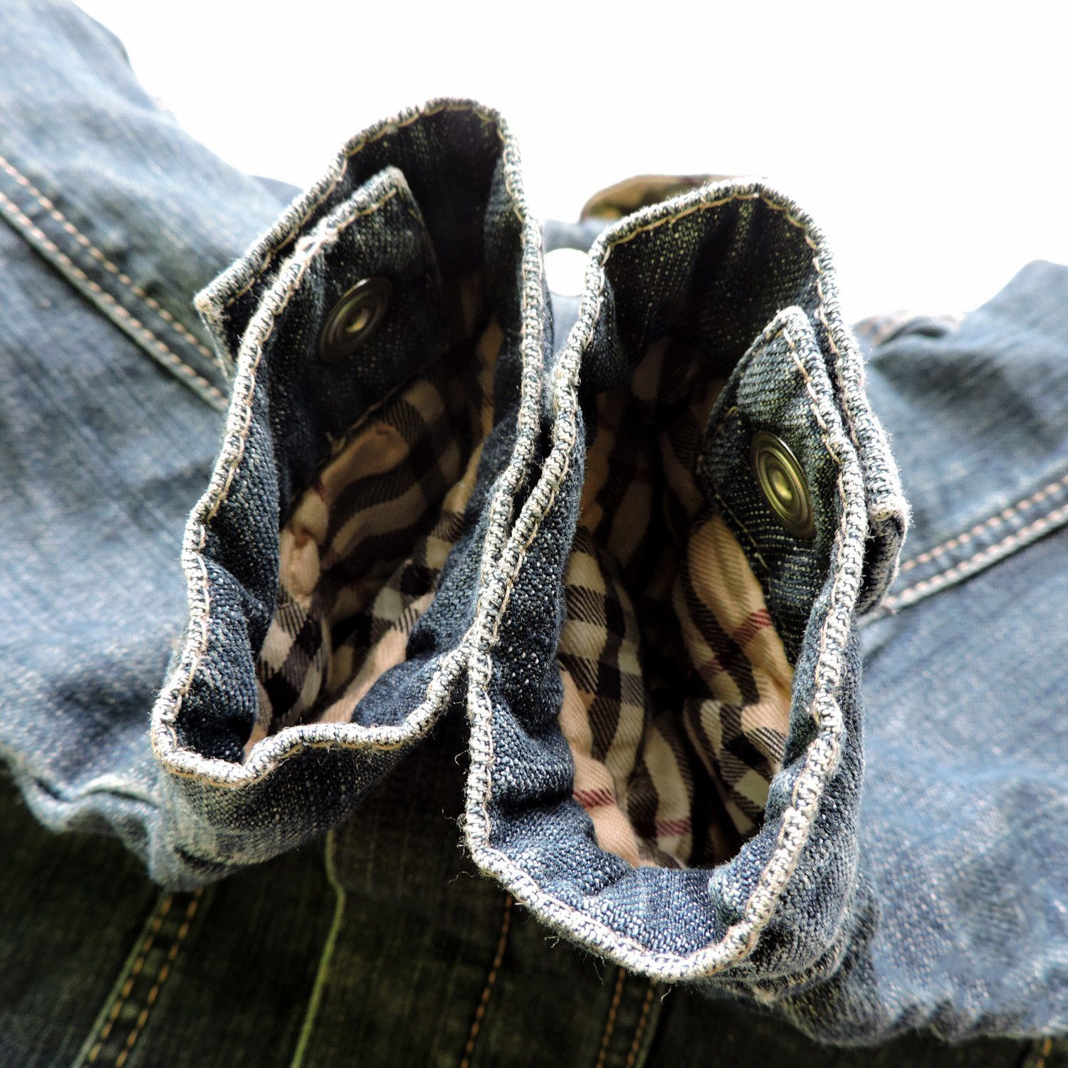 Burberry BURBERRY LINING PLAID PATTERN DENIM JACKET, 18 MONTHS Size US S / EU 44-46 / 1 - 17 Thumbnail