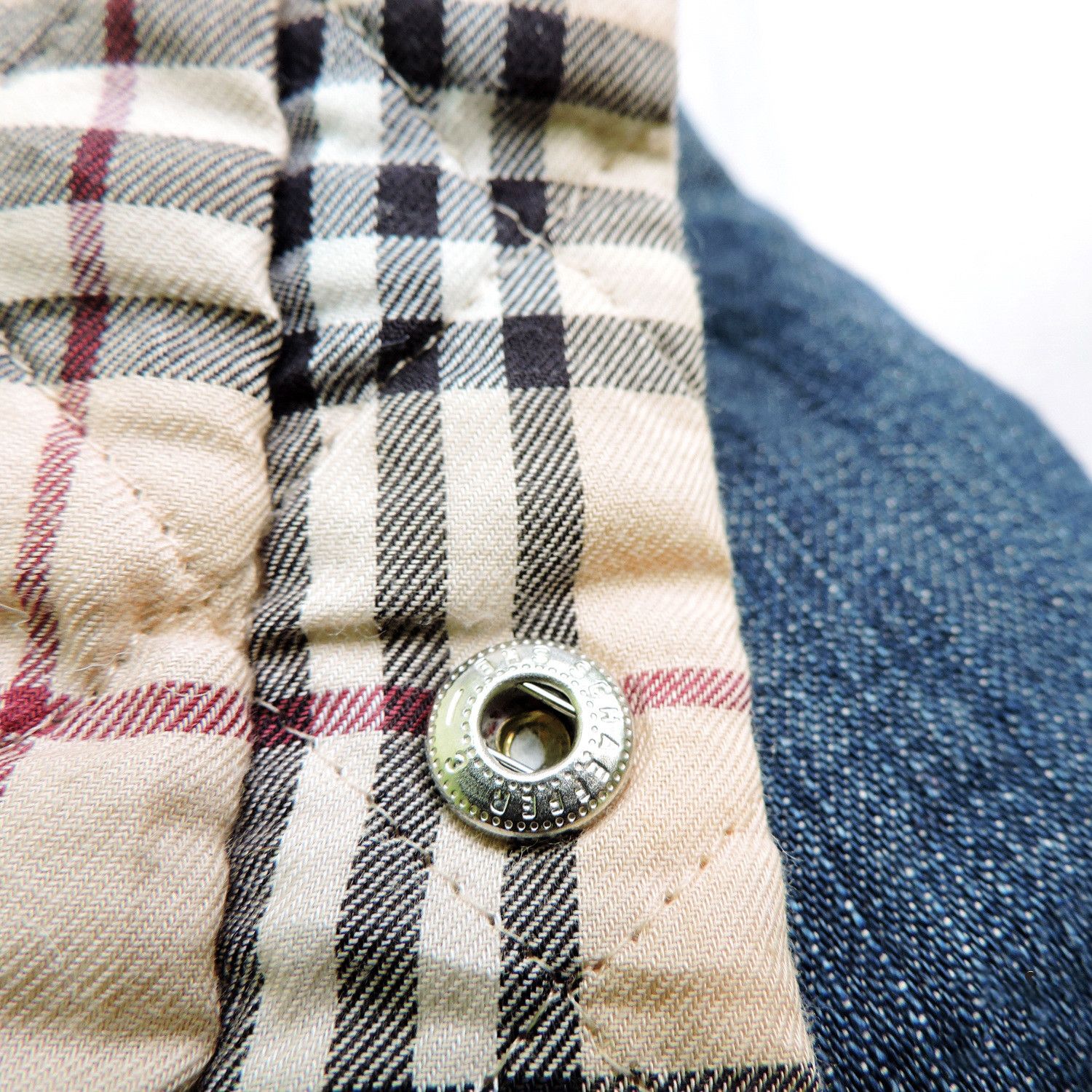 Burberry BURBERRY LINING PLAID PATTERN DENIM JACKET, 18 MONTHS Size US S / EU 44-46 / 1 - 9 Thumbnail