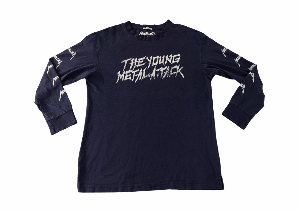 Metallica The Young Metal Attack Side Tape Printed Tee