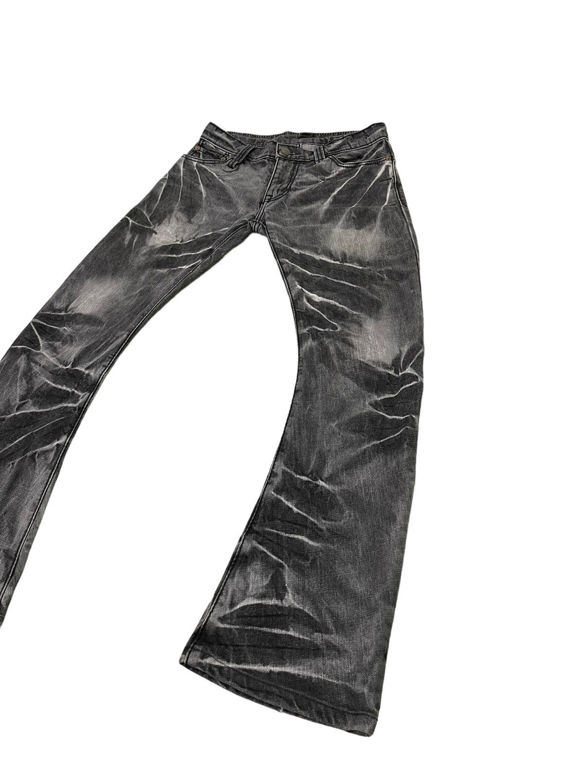 BUFFALO BOBS Flare Jeans Buffalo Bob Curv Leg Denim Acid Wash 1🟦3 Size US 30 / EU 46 - 3 Thumbnail