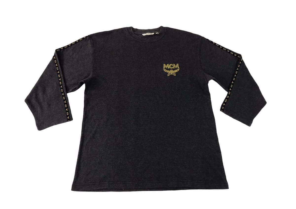 MCM MCM Legere Side Tap Embroidery Logo Longsleeve Tee Size US M / EU 48-50 / 2 - 1 Thumbnail
