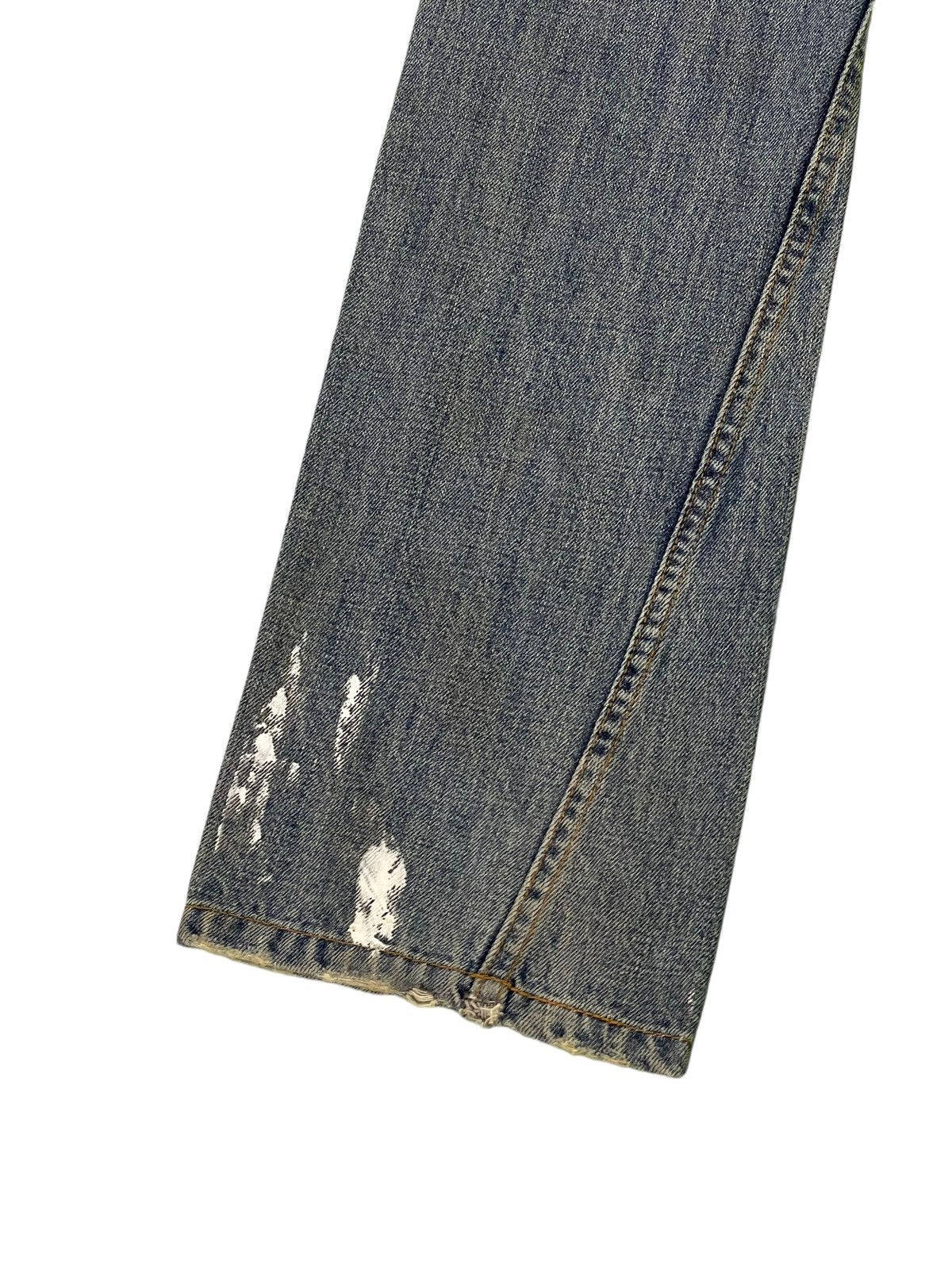 Japanese Brand Flare Jeans Pensitive Japan Distress Denim Boot Cut 1🟦3 Size US 30 / EU 46 - 16 Thumbnail