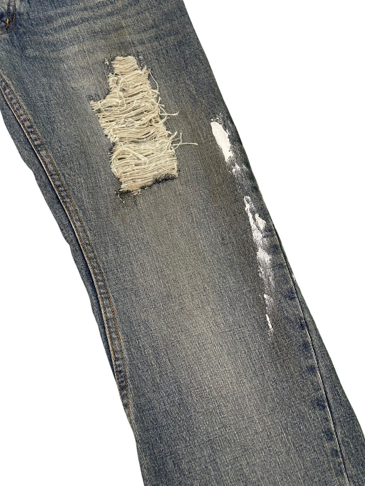 Japanese Brand Flare Jeans Pensitive Japan Distress Denim Boot Cut 1🟦3 Size US 30 / EU 46 - 7 Thumbnail