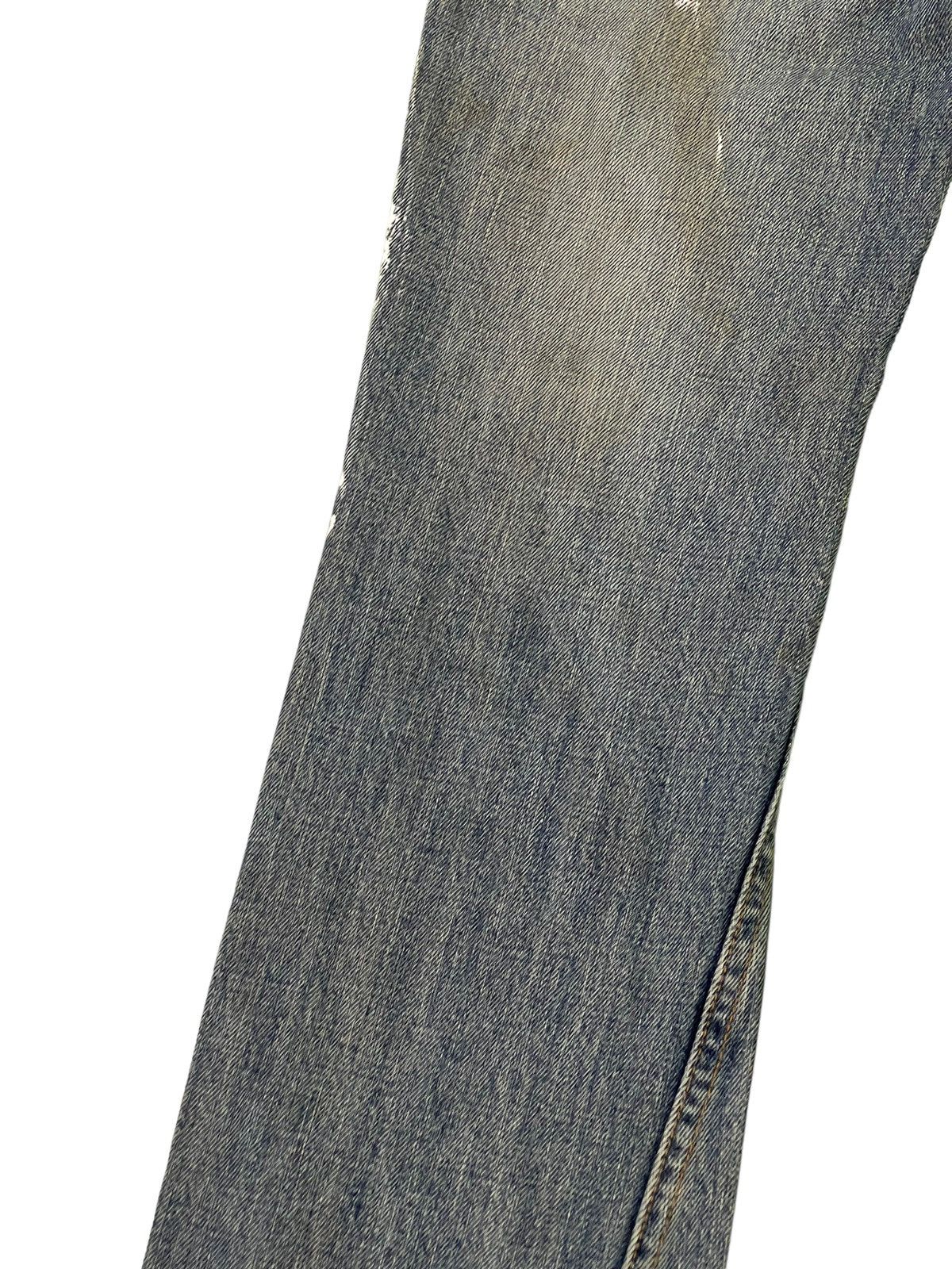 Japanese Brand Flare Jeans Pensitive Japan Distress Denim Boot Cut 1🟦3 Size US 30 / EU 46 - 17 Thumbnail