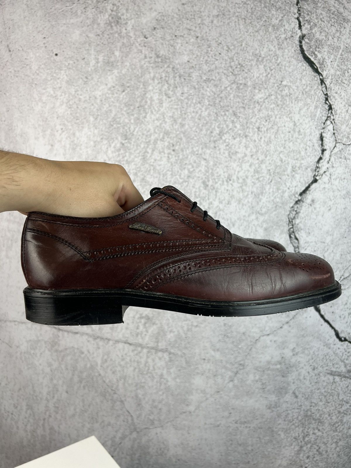 Vintage Vintage Italian Leather derby shoes Size US 12 / EU 45 - 5 Thumbnail