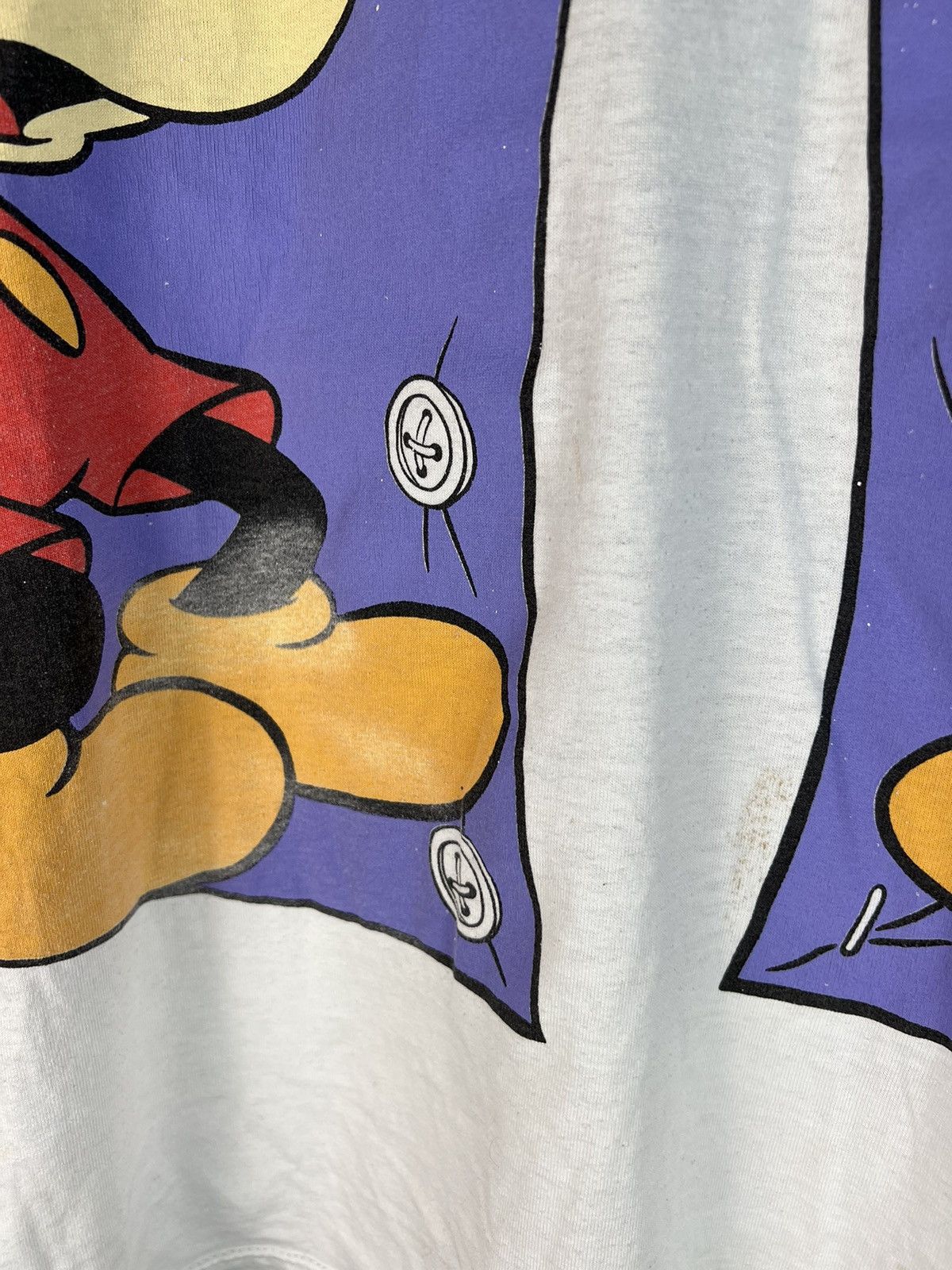 Disney Vintage Mickey Mouse 90s/00s vest style tshirt Size US XL / EU 56 / 4 - 4 Thumbnail