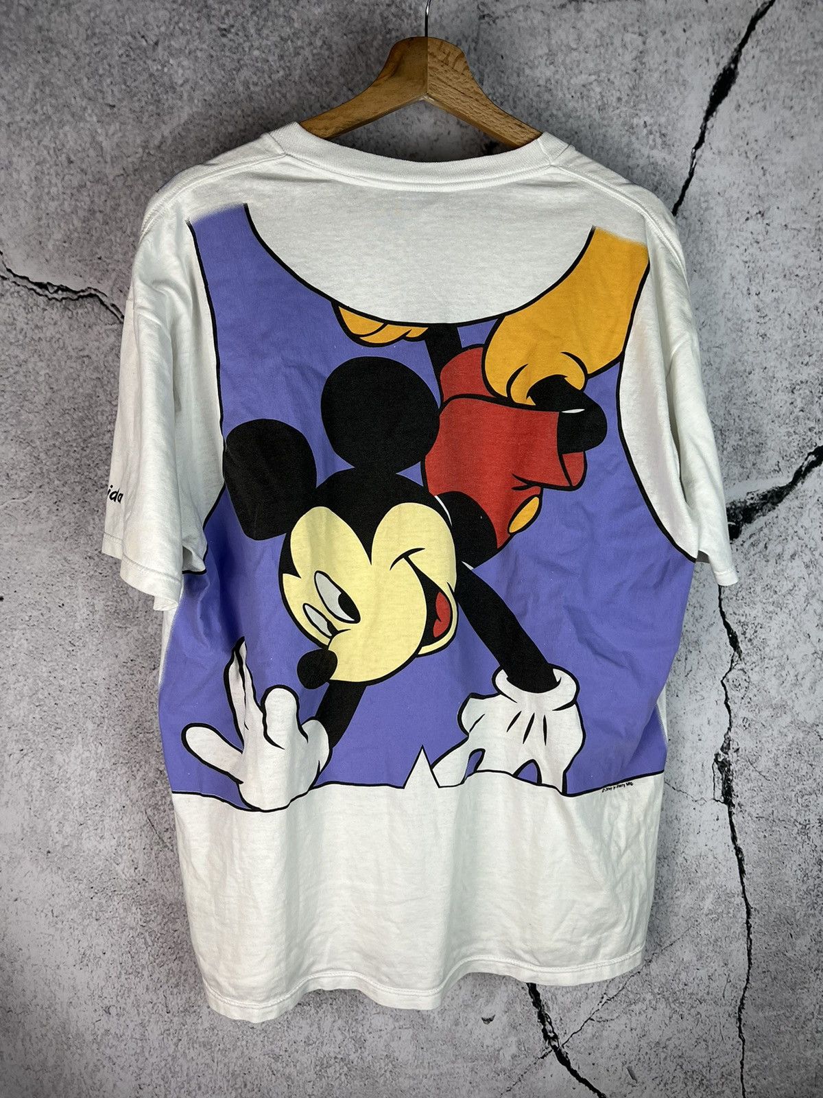 Disney Vintage Mickey Mouse 90s/00s vest style tshirt Size US XL / EU 56 / 4 - 2 Thumbnail