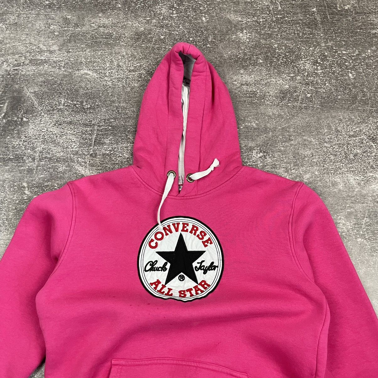 Converse Vintage Converse Pink Hoodie Size US XL / EU 56 / 4 - 2 Thumbnail