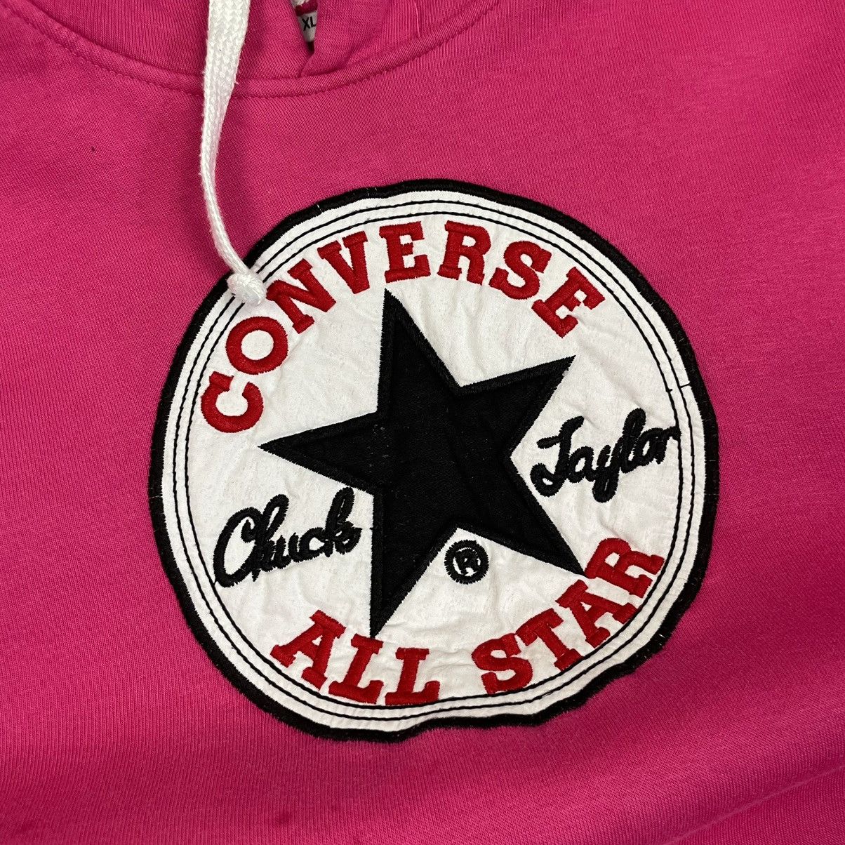 Converse Vintage Converse Pink Hoodie Size US XL / EU 56 / 4 - 5 Thumbnail