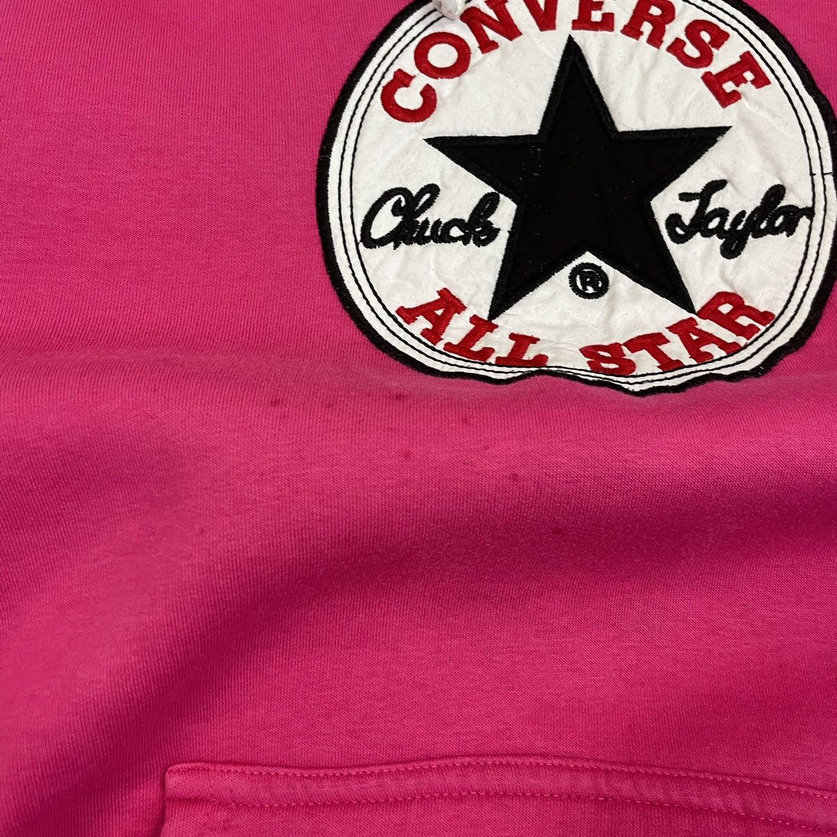 Converse Vintage Converse Pink Hoodie Size US XL / EU 56 / 4 - 4 Thumbnail