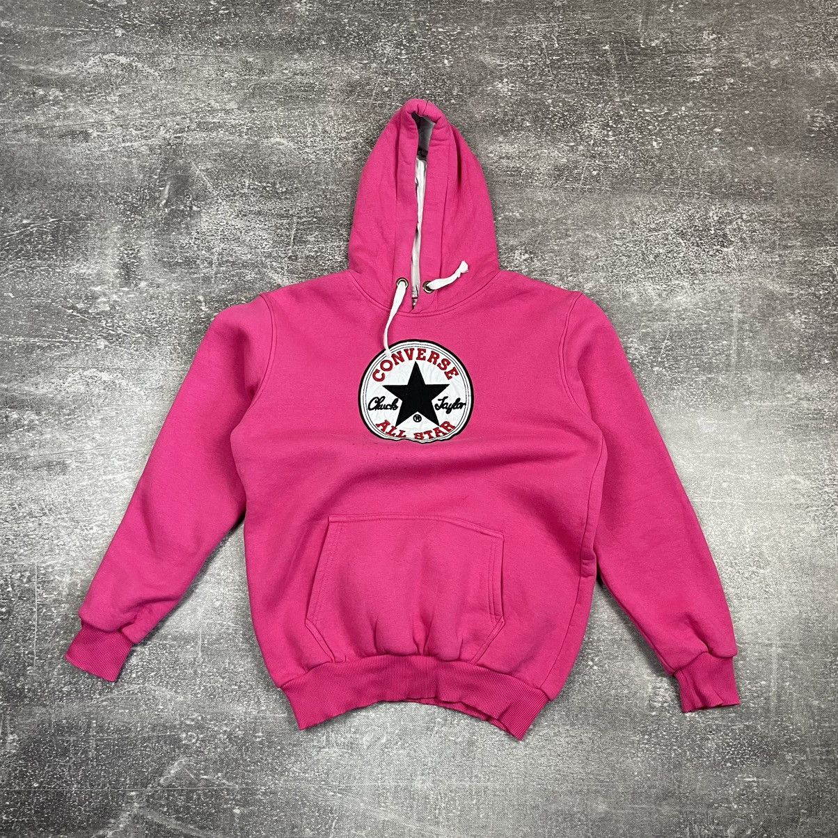 Converse Vintage Converse Pink Hoodie Size US XL / EU 56 / 4 - 1 Thumbnail