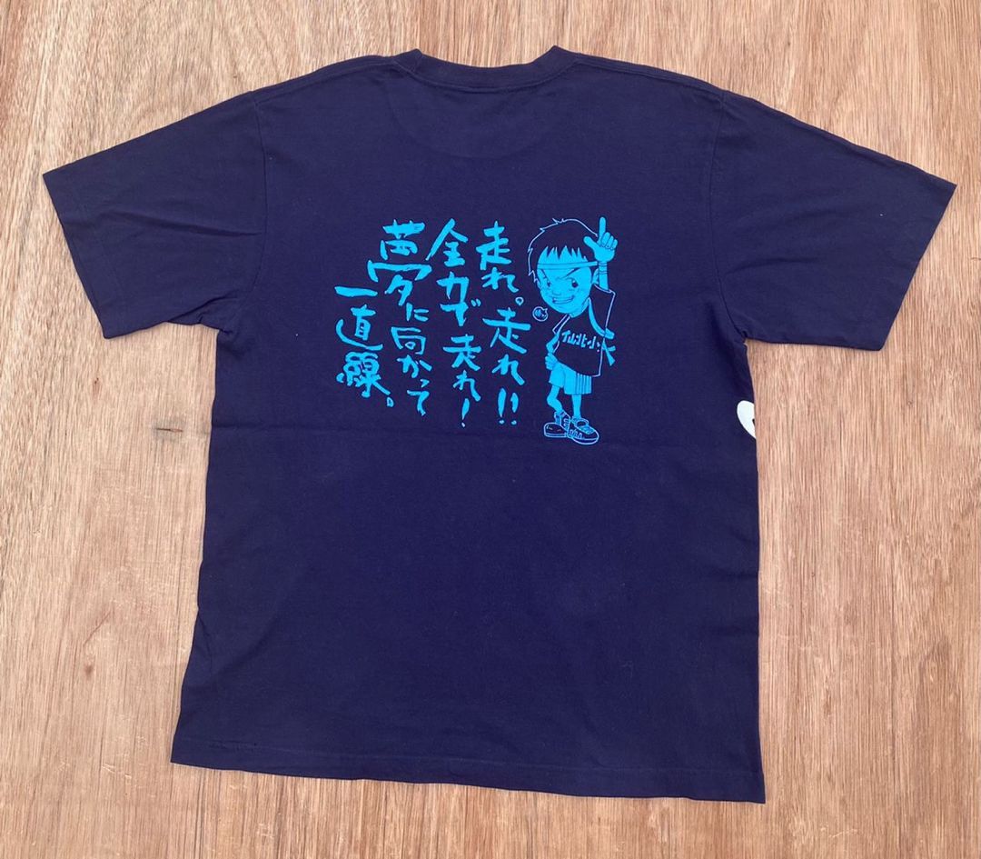 image of Anima x Vintage Tee D - 24 Japan Anime Cospa Series in Navy, Men's (Size Medium)
