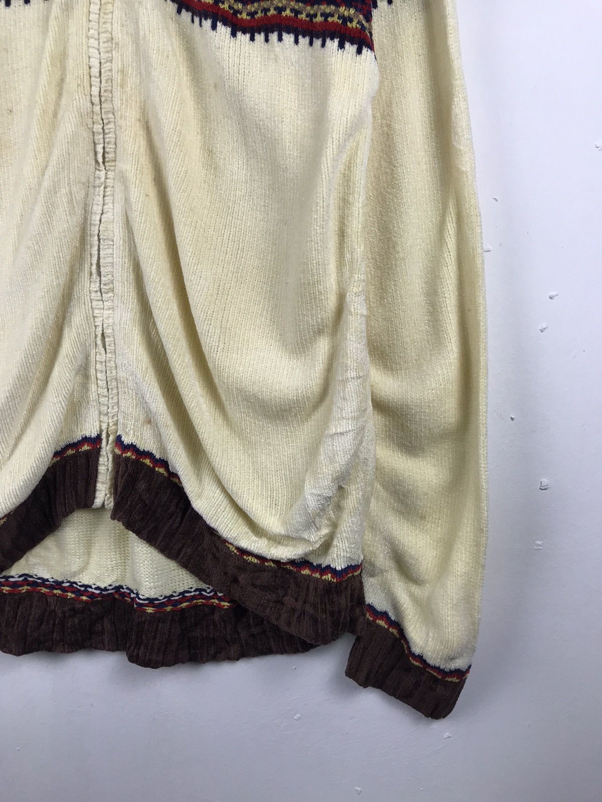 Aran Isles Knitwear × Japanese Brand Navajo Fleece full zipper jacket rare design Size US L / EU 52-54 / 3 - 4 Thumbnail