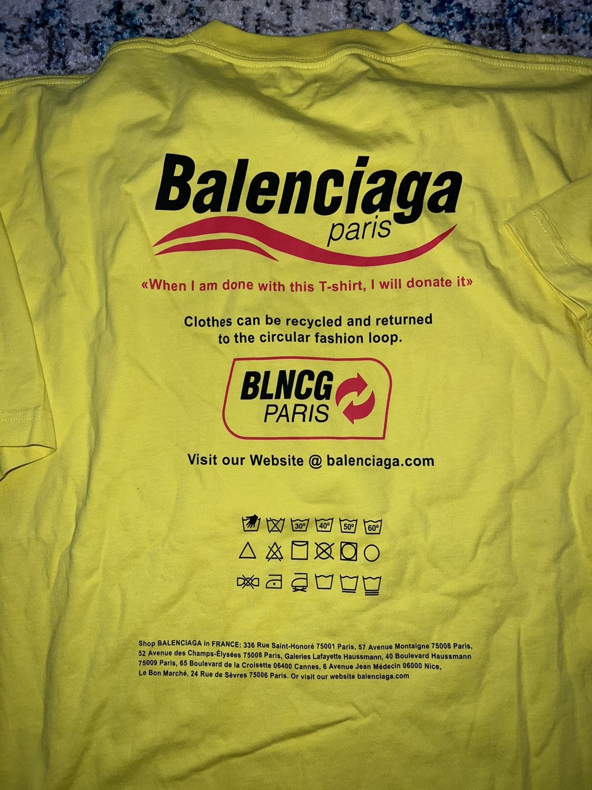 Balenciaga BALENCIAGA LOGO-PRINT S/S T-SHIRT Size US M / EU 48-50 / 2 - 2 Thumbnail