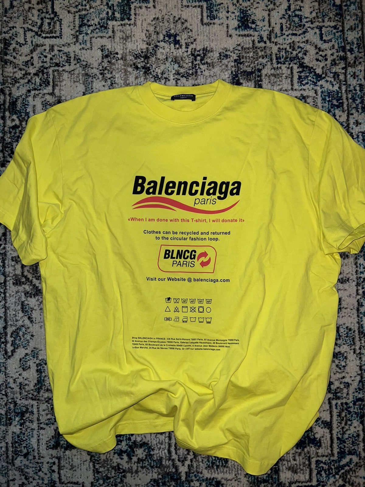 Balenciaga BALENCIAGA LOGO-PRINT S/S T-SHIRT Size US M / EU 48-50 / 2 - 1 Thumbnail