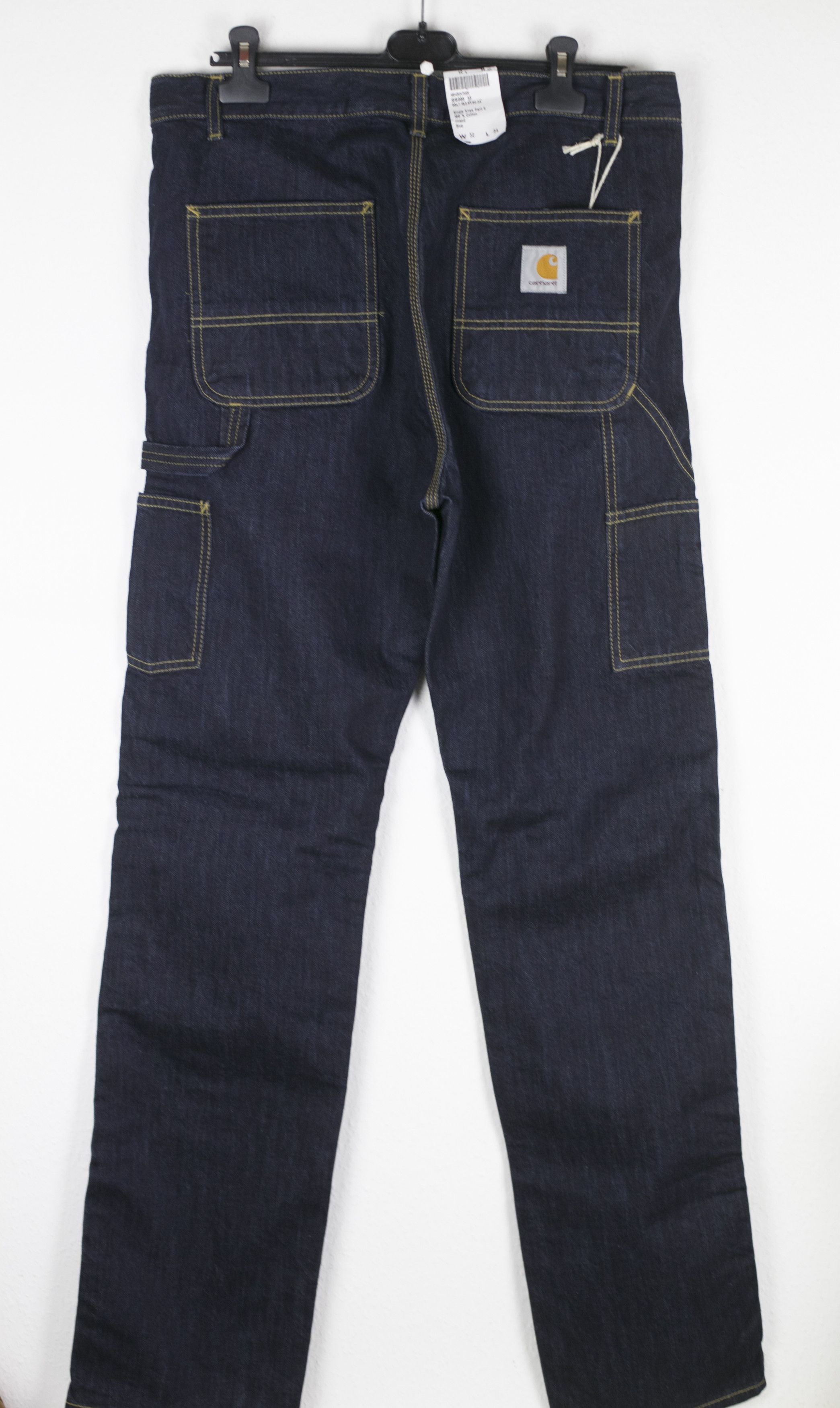 Carhartt Wip NWT Carhartt WIP Single Knee Pant II Slim Blue Jeans 32x34 Size US 32 / EU 48 - 1 Thumbnail