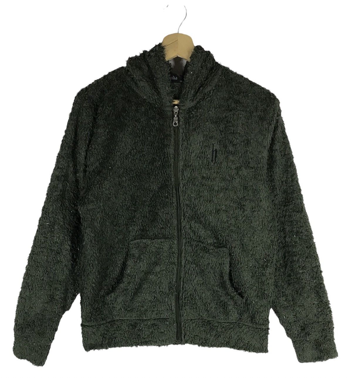 image of Dj Honda Fleece Hoodies in Army Green, Men's (Size Medium)