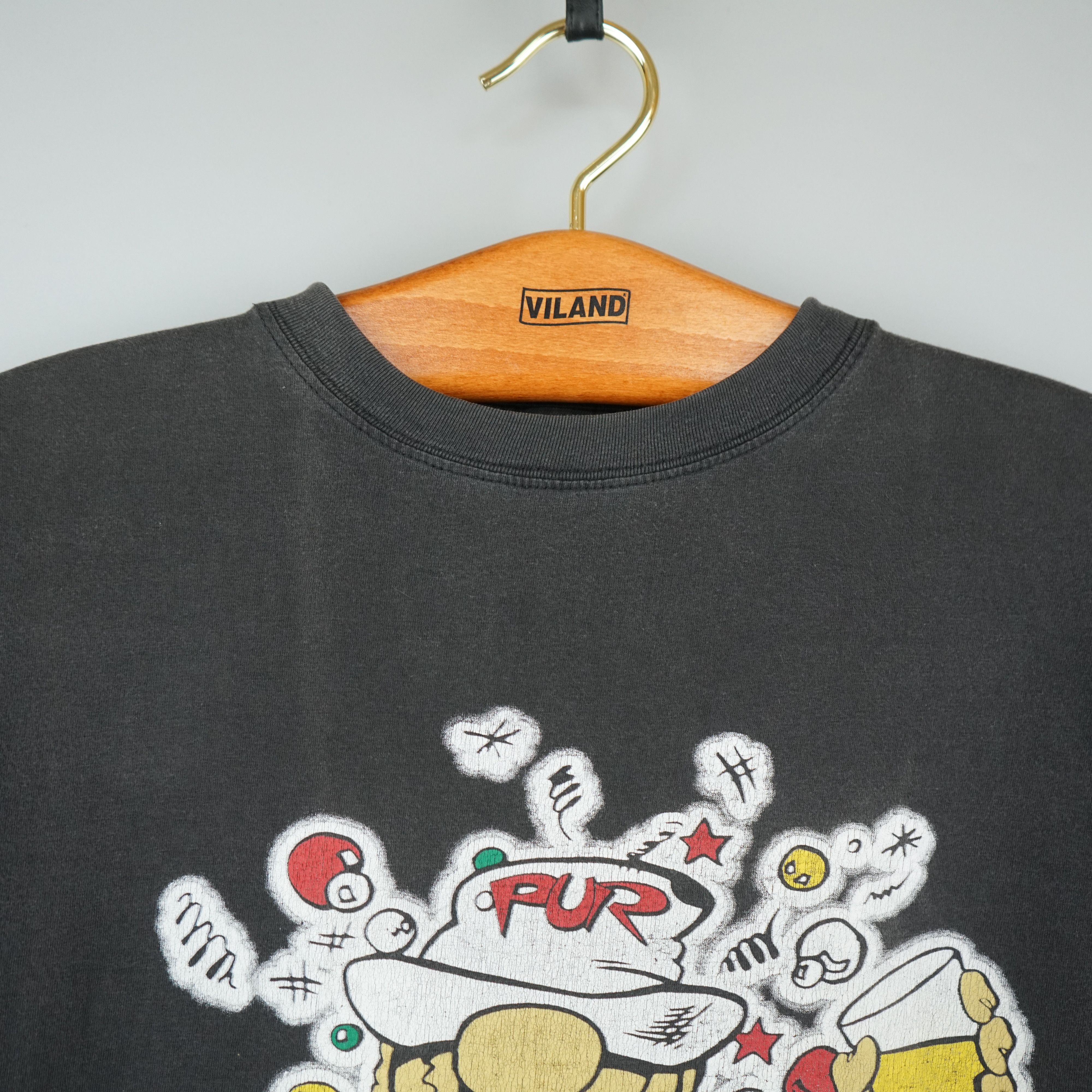 Band Tees × Vintage Vintage Pur t shirt 1989 Kowalski Size US XL / EU 56 / 4 - 3 Thumbnail