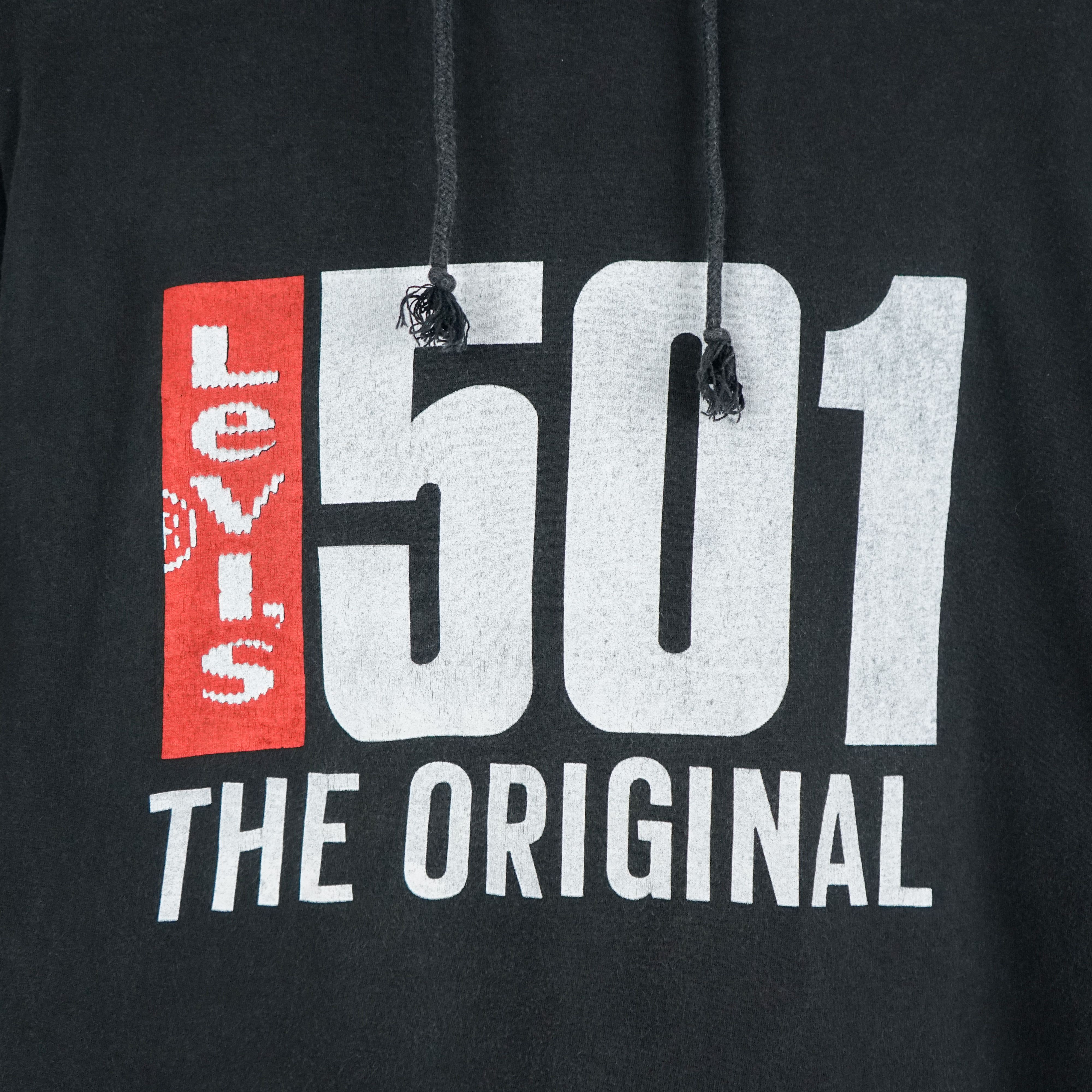Levi's Vintage Clothing × Vintage 1983 Levis Hooded t-shirt Vintage Size US L / EU 52-54 / 3 - 2 Thumbnail