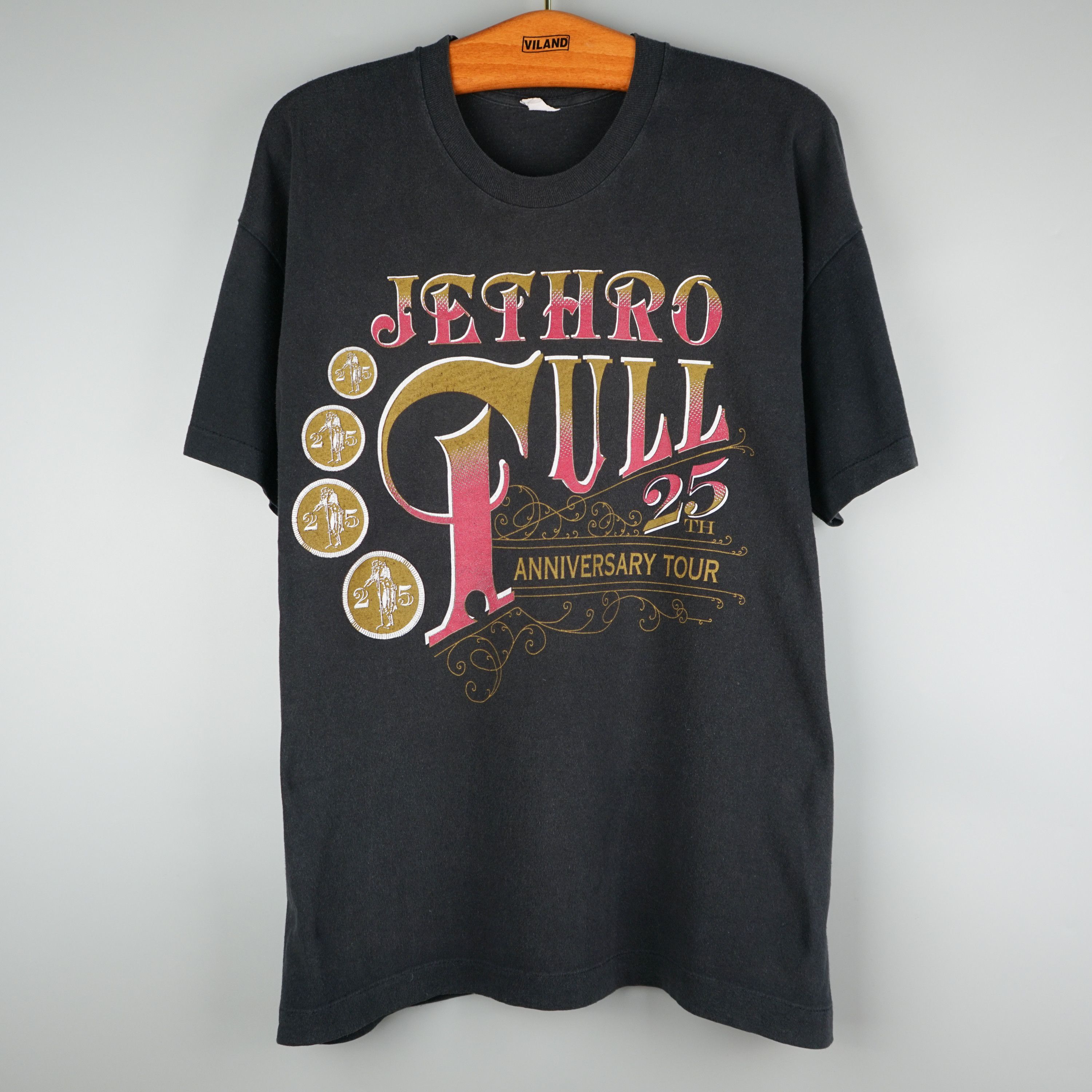 Band Tees × Vintage 1995 Jethro Tull Tour t-shirt Size US XL / EU 56 / 4 - 1 Thumbnail