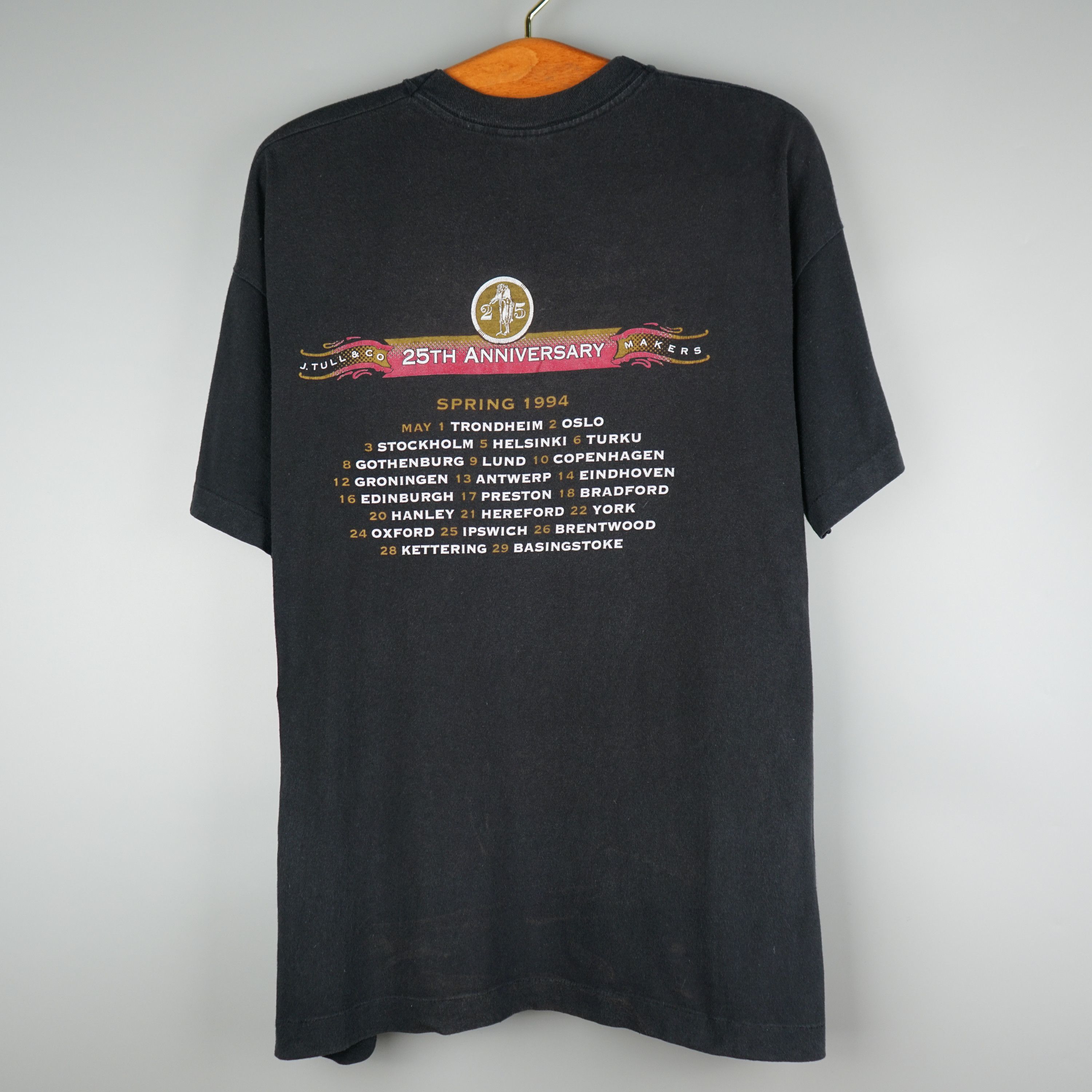 Band Tees × Vintage 1995 Jethro Tull Tour t-shirt Size US XL / EU 56 / 4 - 7 Thumbnail