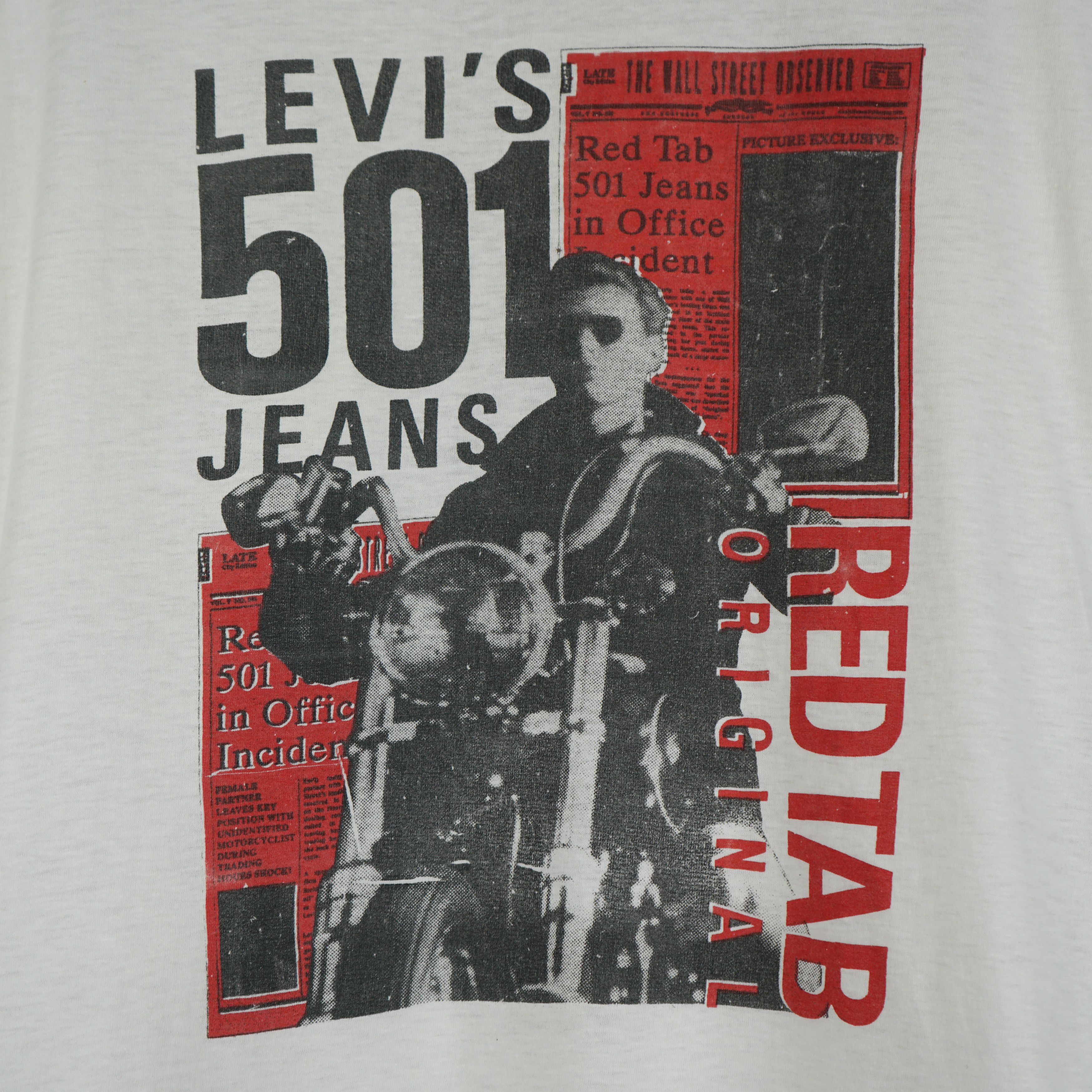 Levi's × Levi's Vintage Clothing × Vintage 1980s Levi's 501 Single Stitch t-shirt Size US L / EU 52-54 / 3 - 2 Thumbnail