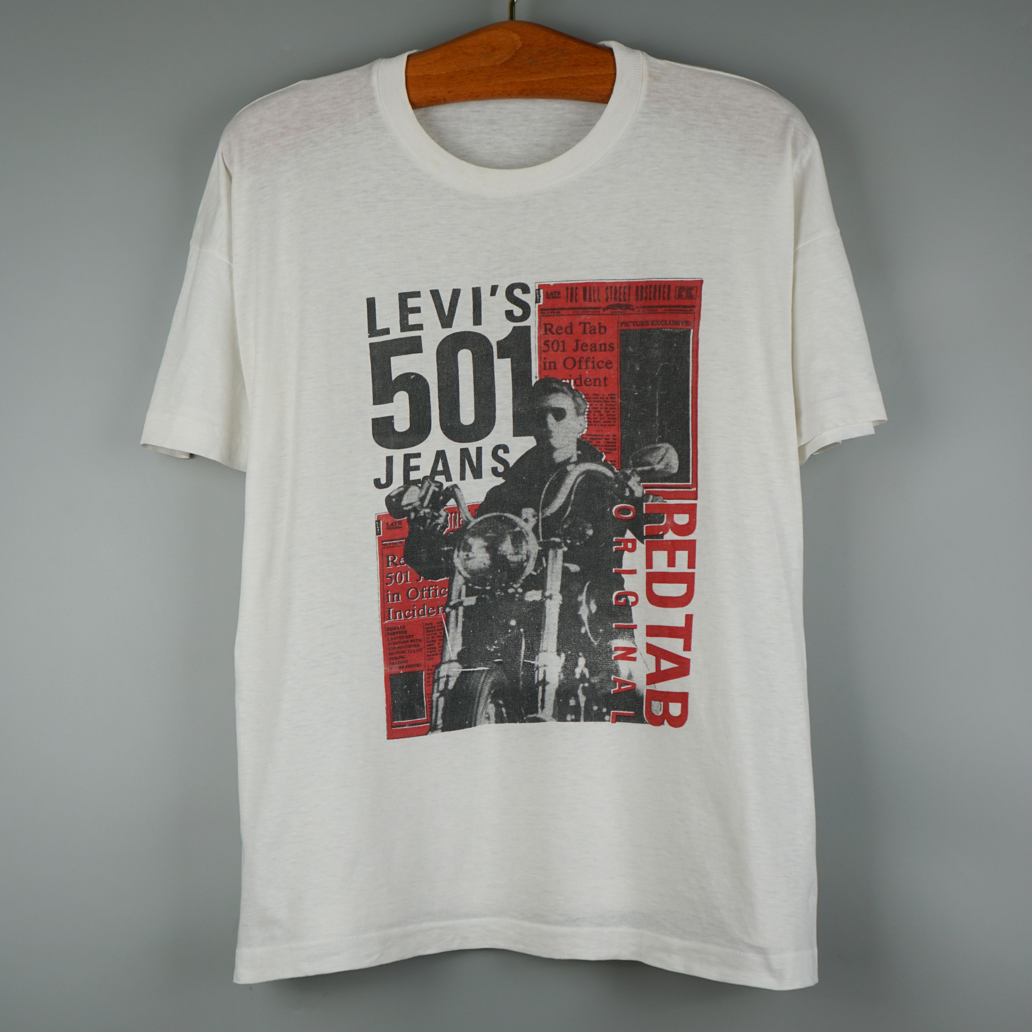 Levi's × Levi's Vintage Clothing × Vintage 1980s Levi's 501 Single Stitch t-shirt Size US L / EU 52-54 / 3 - 1 Thumbnail