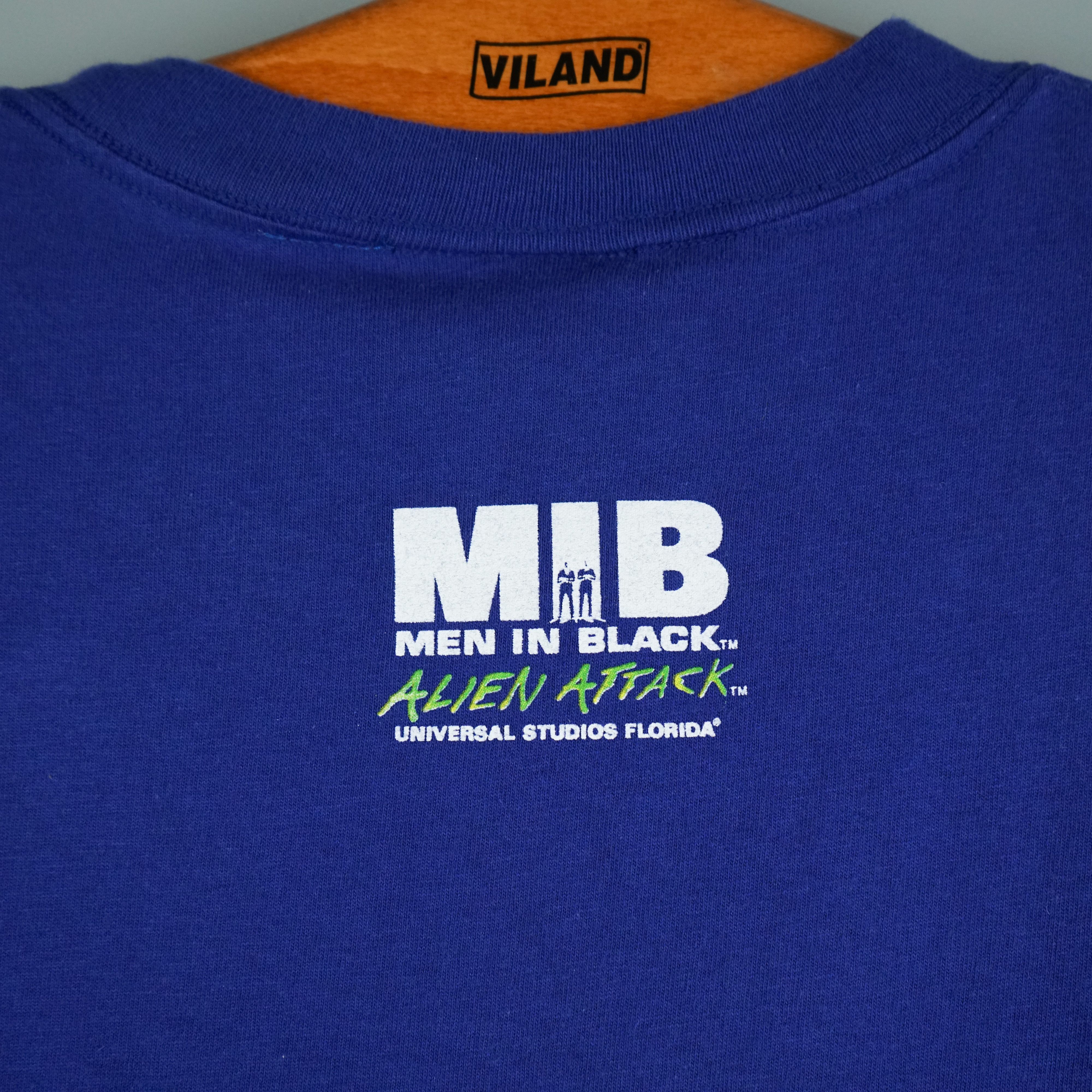 Vintage 2000 Men in black Allien Attack t-shirt Size US L / EU 52-54 / 3 - 6 Thumbnail