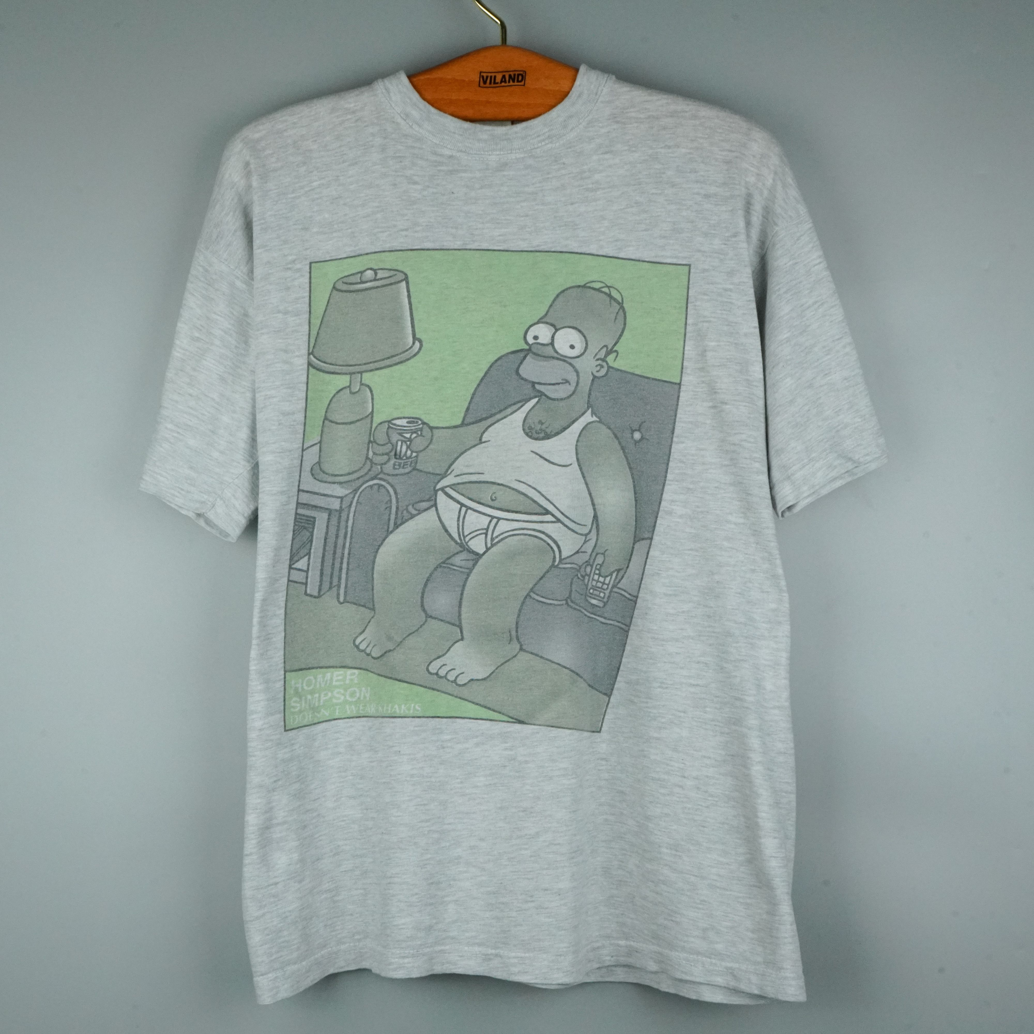 Cartoon Network × Vintage 1990s Homer Simpson doesn't wear hakis t-shirt Size US L / EU 52-54 / 3 - 1 Thumbnail