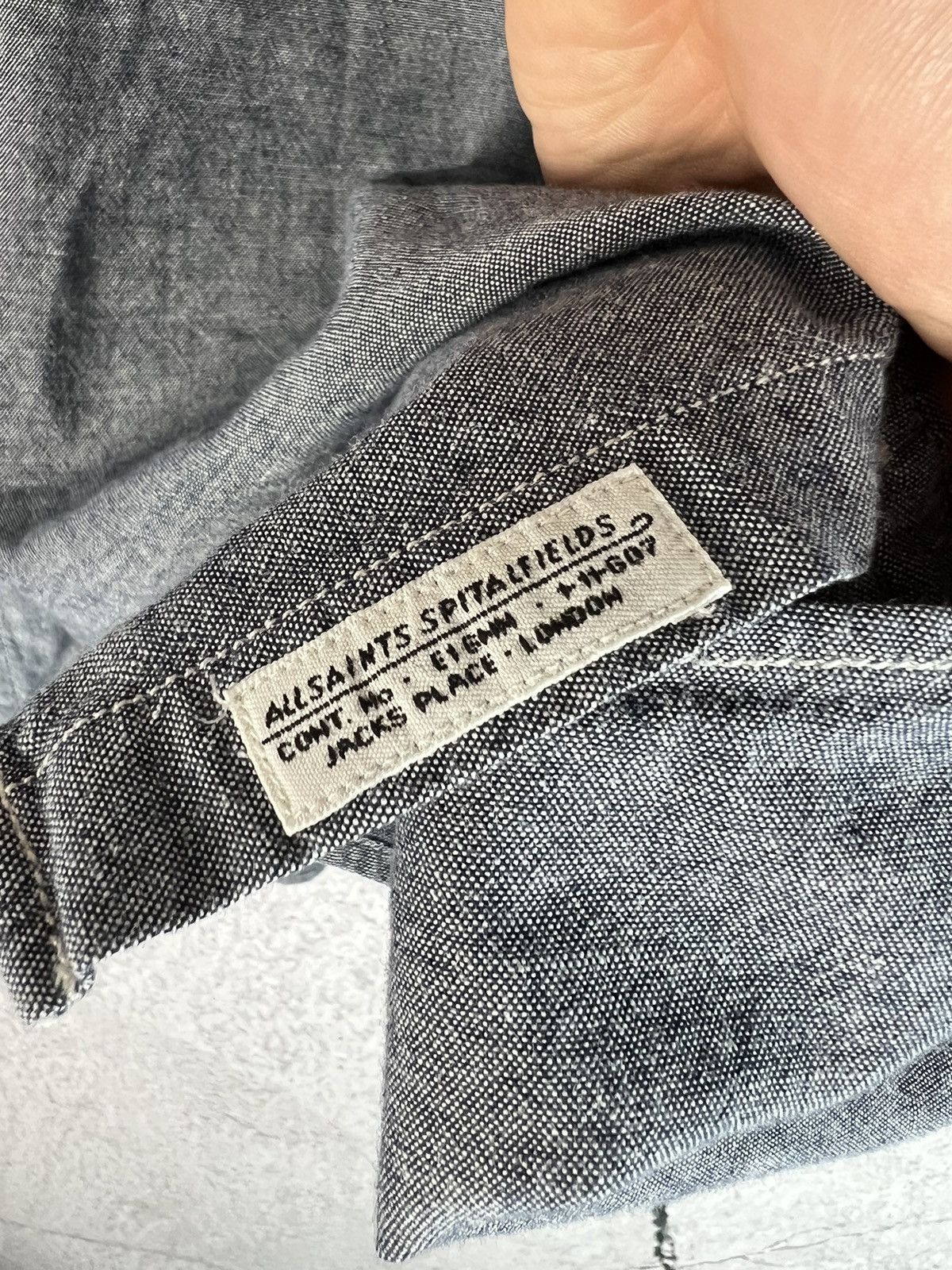 Allsaints Allsaints denim shirt Size US M / EU 48-50 / 2 - 4 Thumbnail