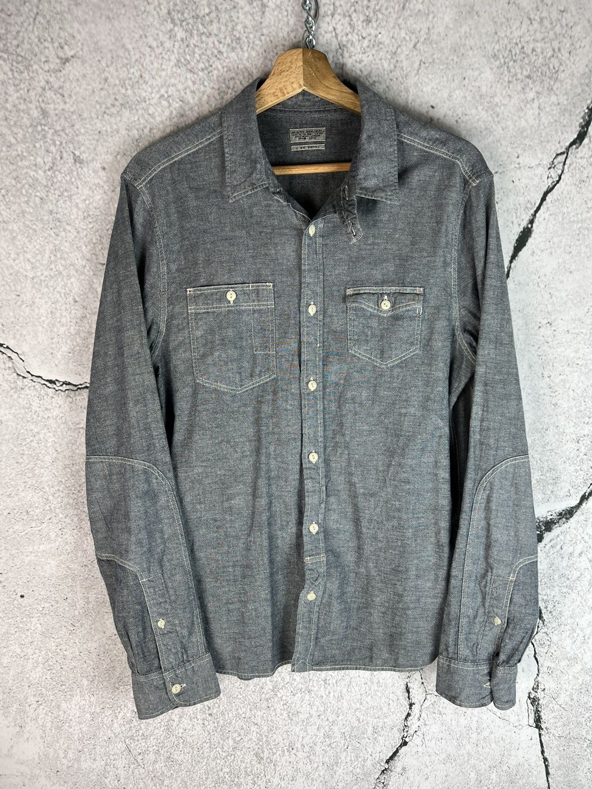 Allsaints Allsaints denim shirt Size US M / EU 48-50 / 2 - 1 Thumbnail