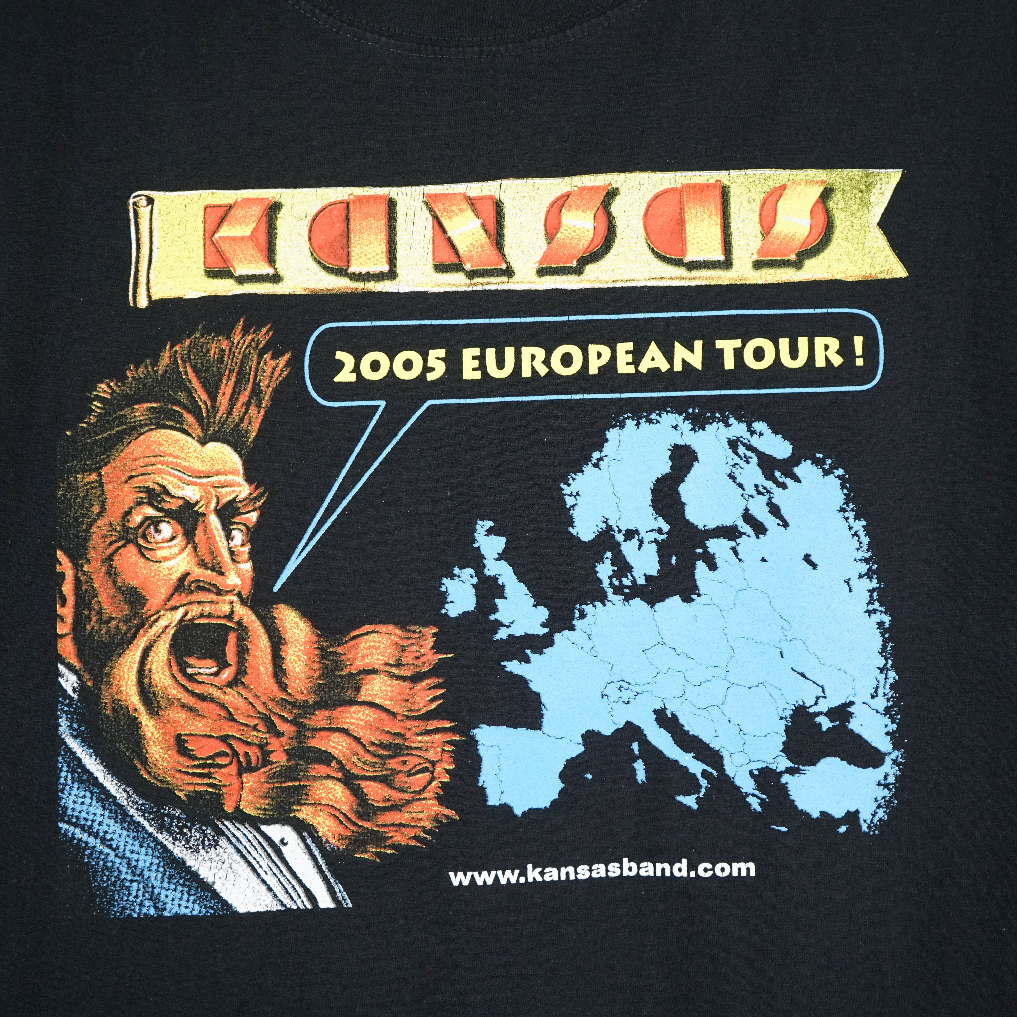 Band Tees × Vintage Vintage Kansas t shirt 2005 tour like Foreigner Styx Size US L / EU 52-54 / 3 - 2 Thumbnail