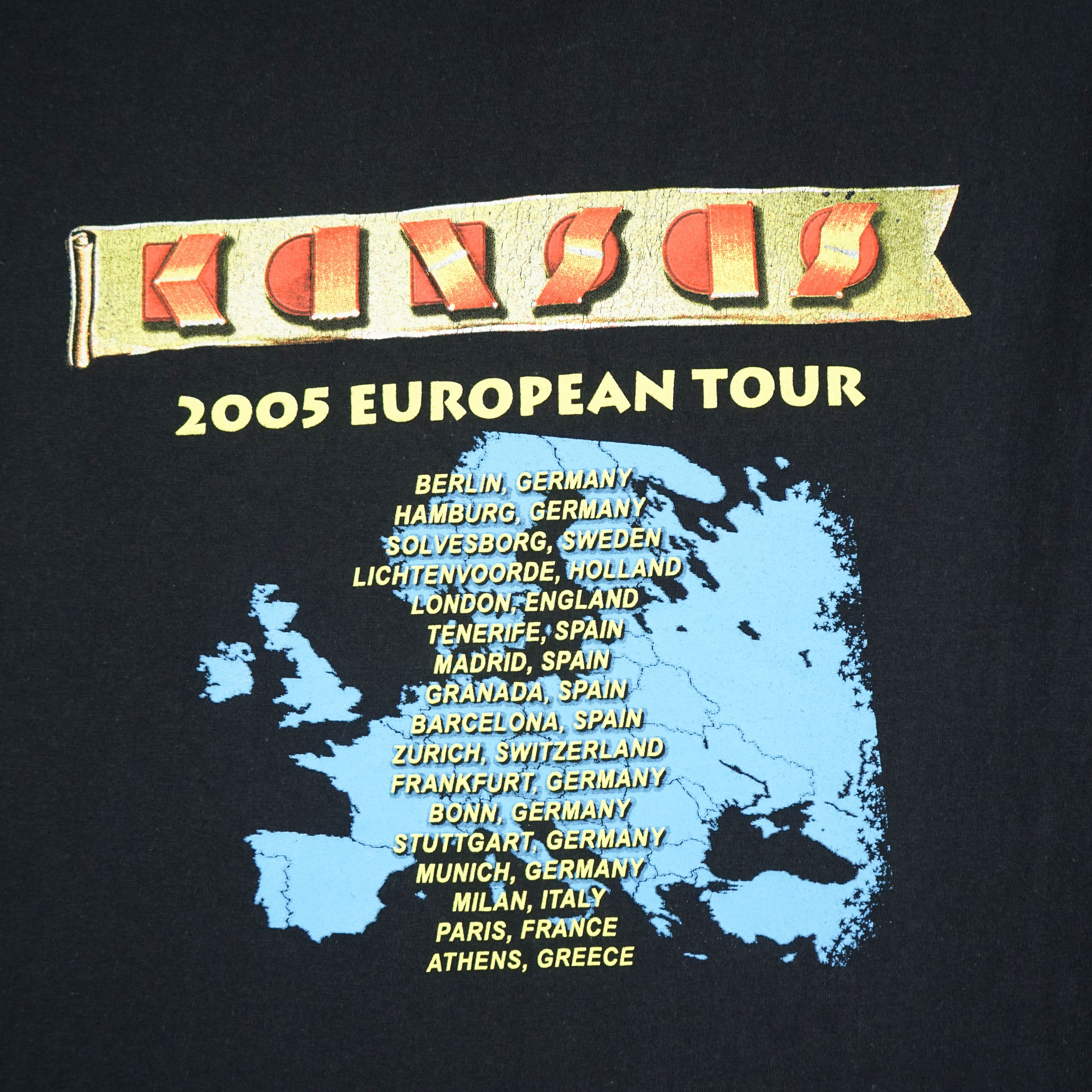 Band Tees × Vintage Vintage Kansas t shirt 2005 tour like Foreigner Styx Size US L / EU 52-54 / 3 - 6 Thumbnail