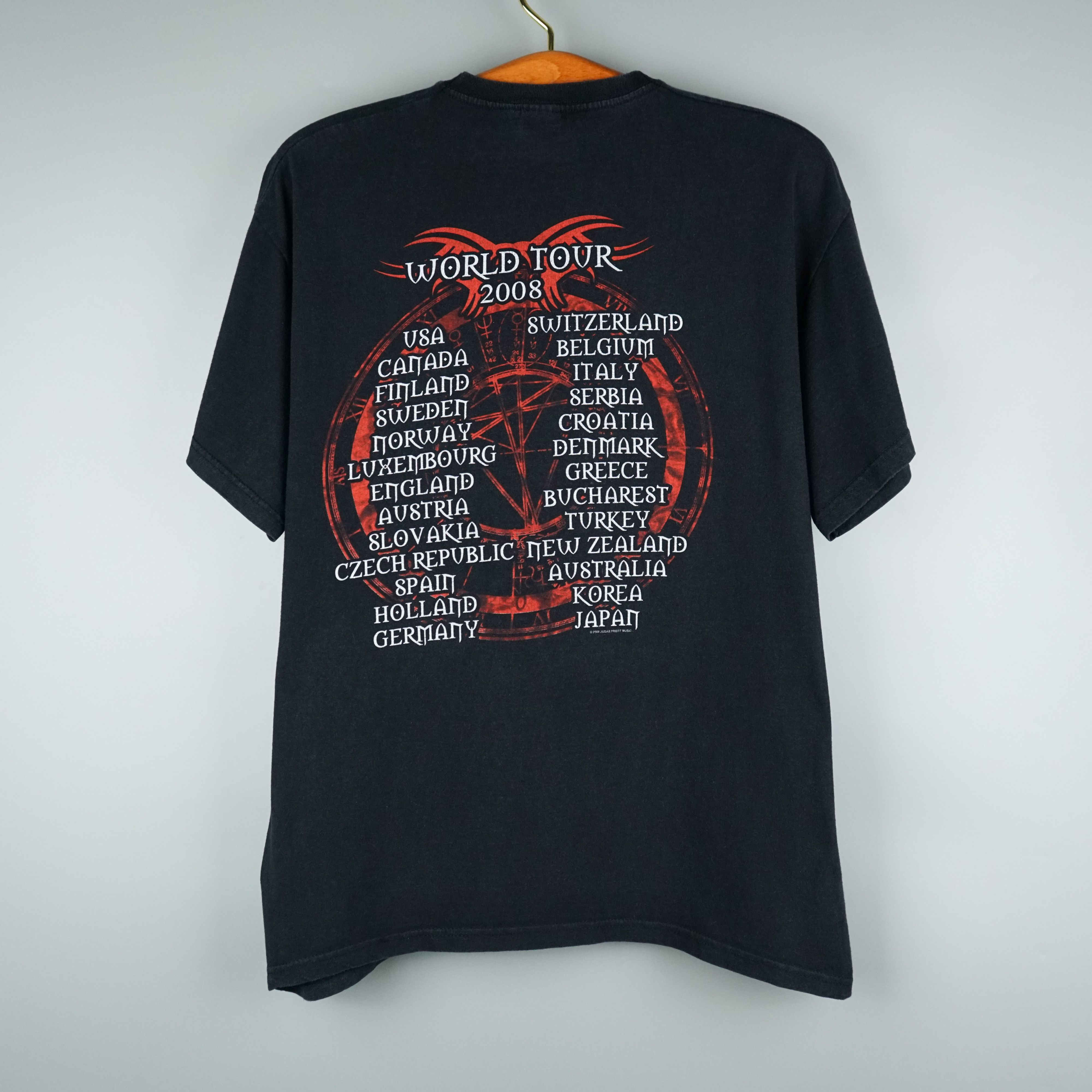 Band Tees × Vintage 2008 Judas Priest t-shirt 08 tour Size US L / EU 52-54 / 3 - 7 Thumbnail