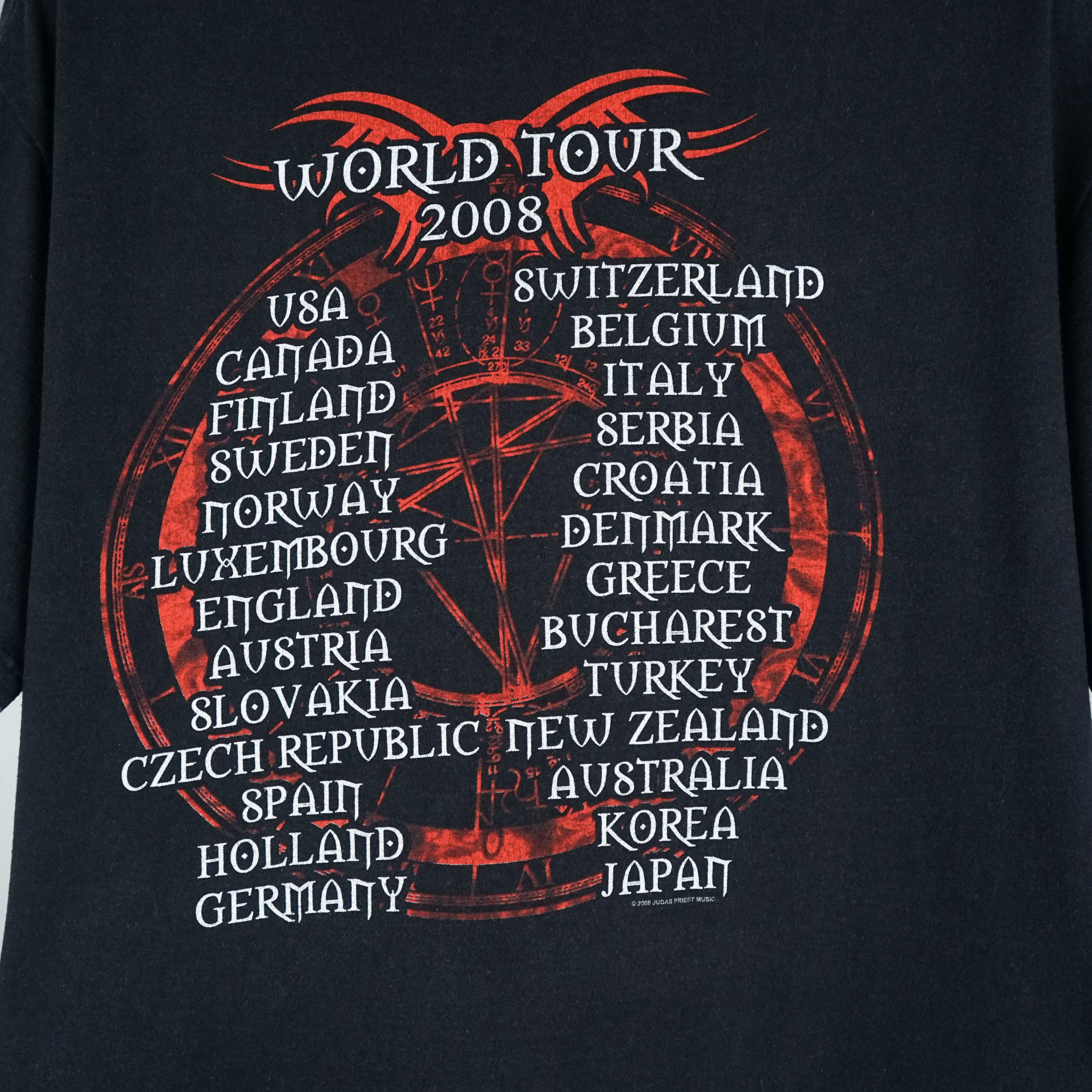 Band Tees × Vintage 2008 Judas Priest t-shirt 08 tour Size US L / EU 52-54 / 3 - 8 Thumbnail
