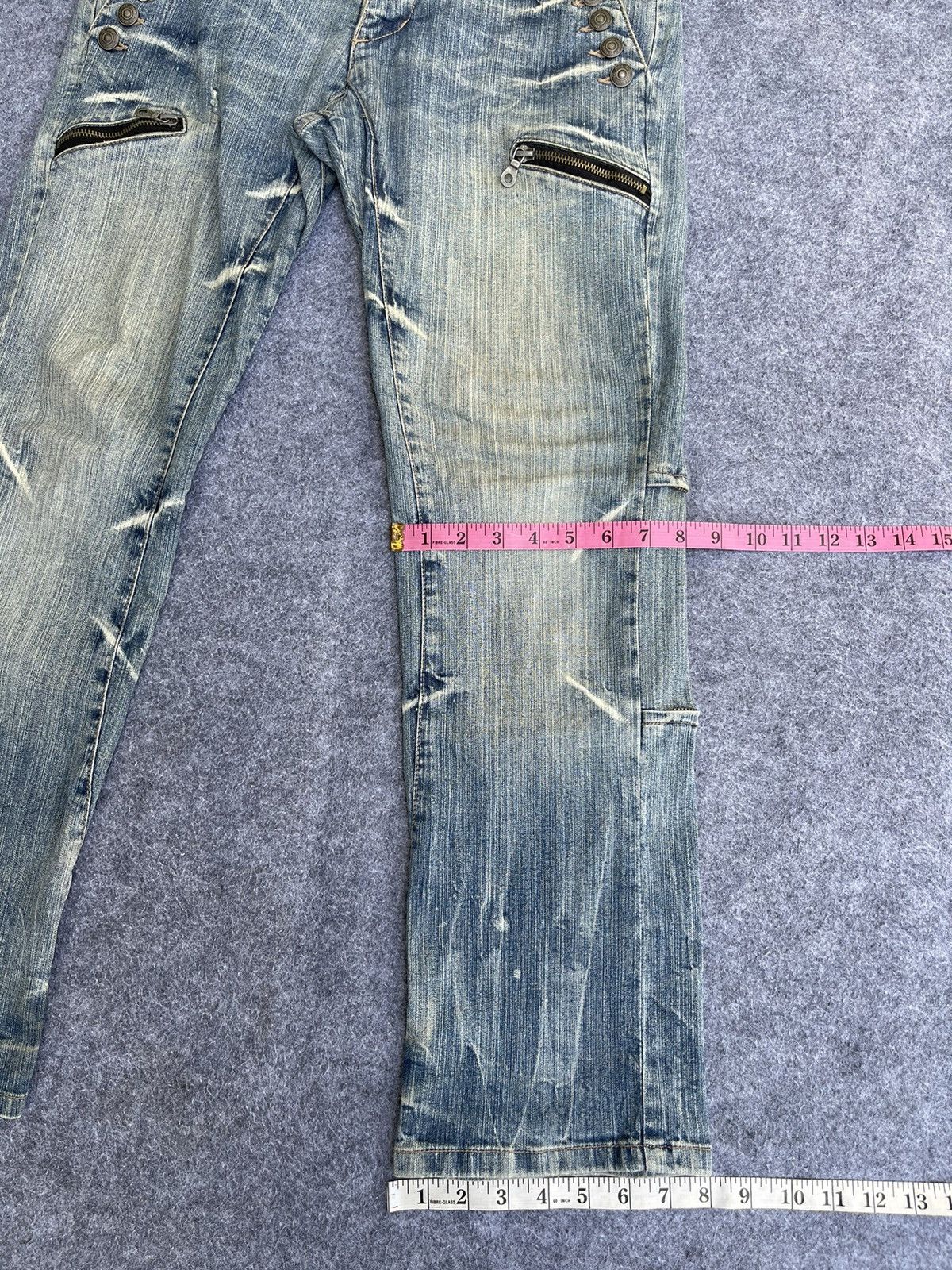 Hysteric Glamour LastDrop🔥Rare🔥PPFM Seditionaries Punk Design LightWash Denim Size US 34 / EU 50 - 12 Thumbnail