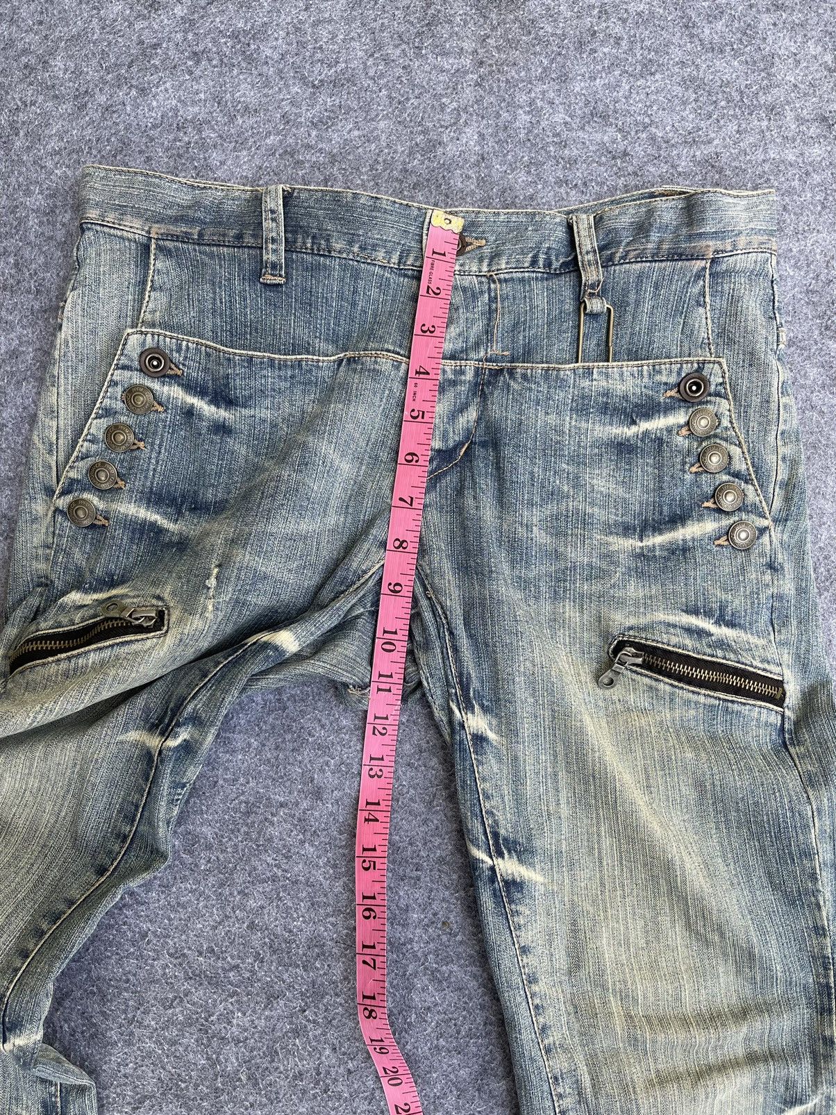 Hysteric Glamour LastDrop🔥Rare🔥PPFM Seditionaries Punk Design LightWash Denim Size US 34 / EU 50 - 14 Thumbnail