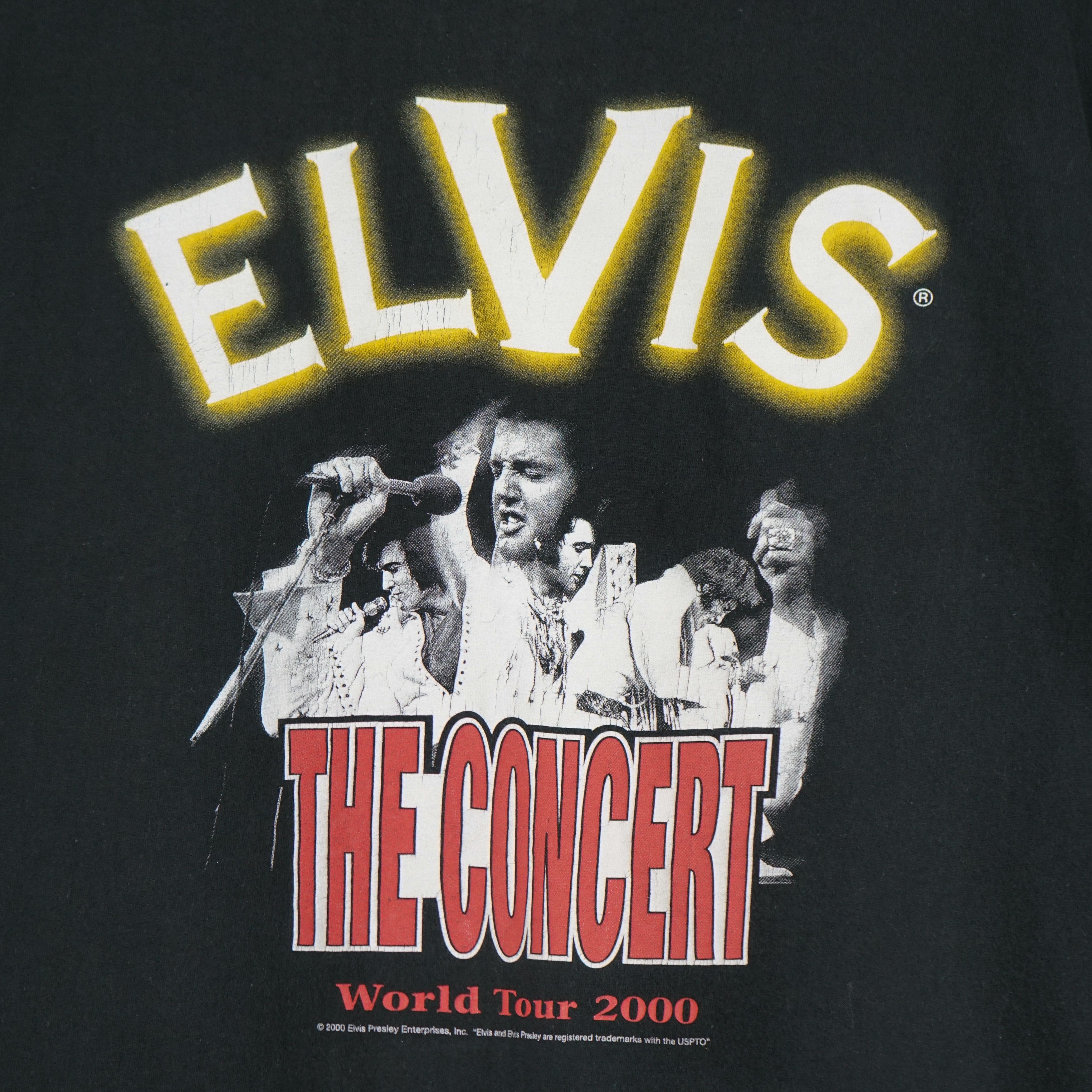 Band Tees × Vintage 2000 Elvis Presley the Concert t-shirt Size US XL / EU 56 / 4 - 2 Thumbnail