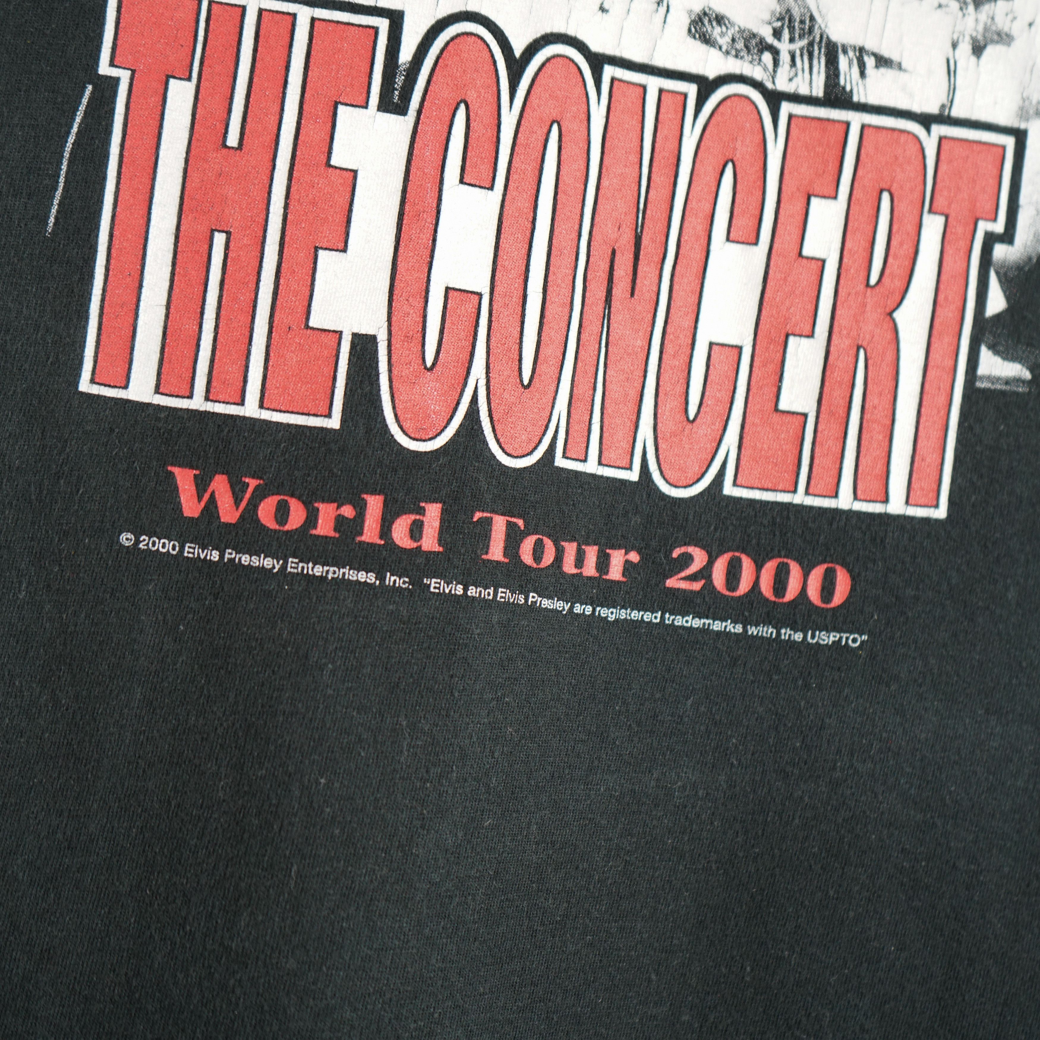 Band Tees × Vintage 2000 Elvis Presley the Concert t-shirt Size US XL / EU 56 / 4 - 3 Thumbnail